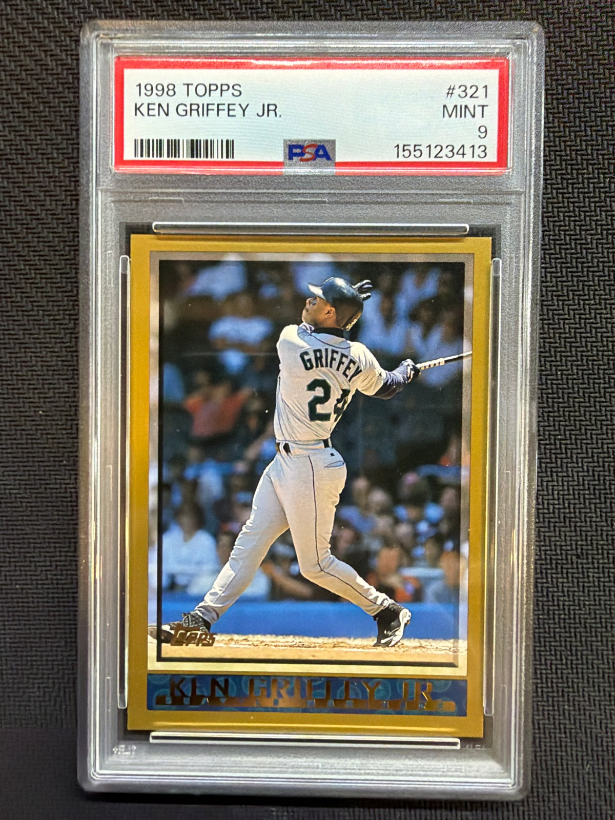 1998 Topps Ken Griffey Jr #321 PSA 9 Mariners