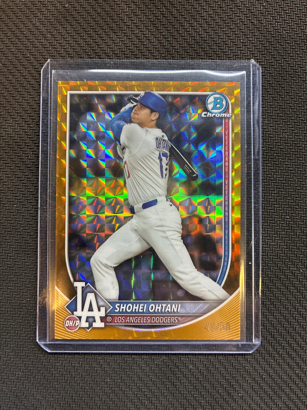 2025 Bowman Chrome Shohei Ohtani Gold Geometric /50 Dodgers