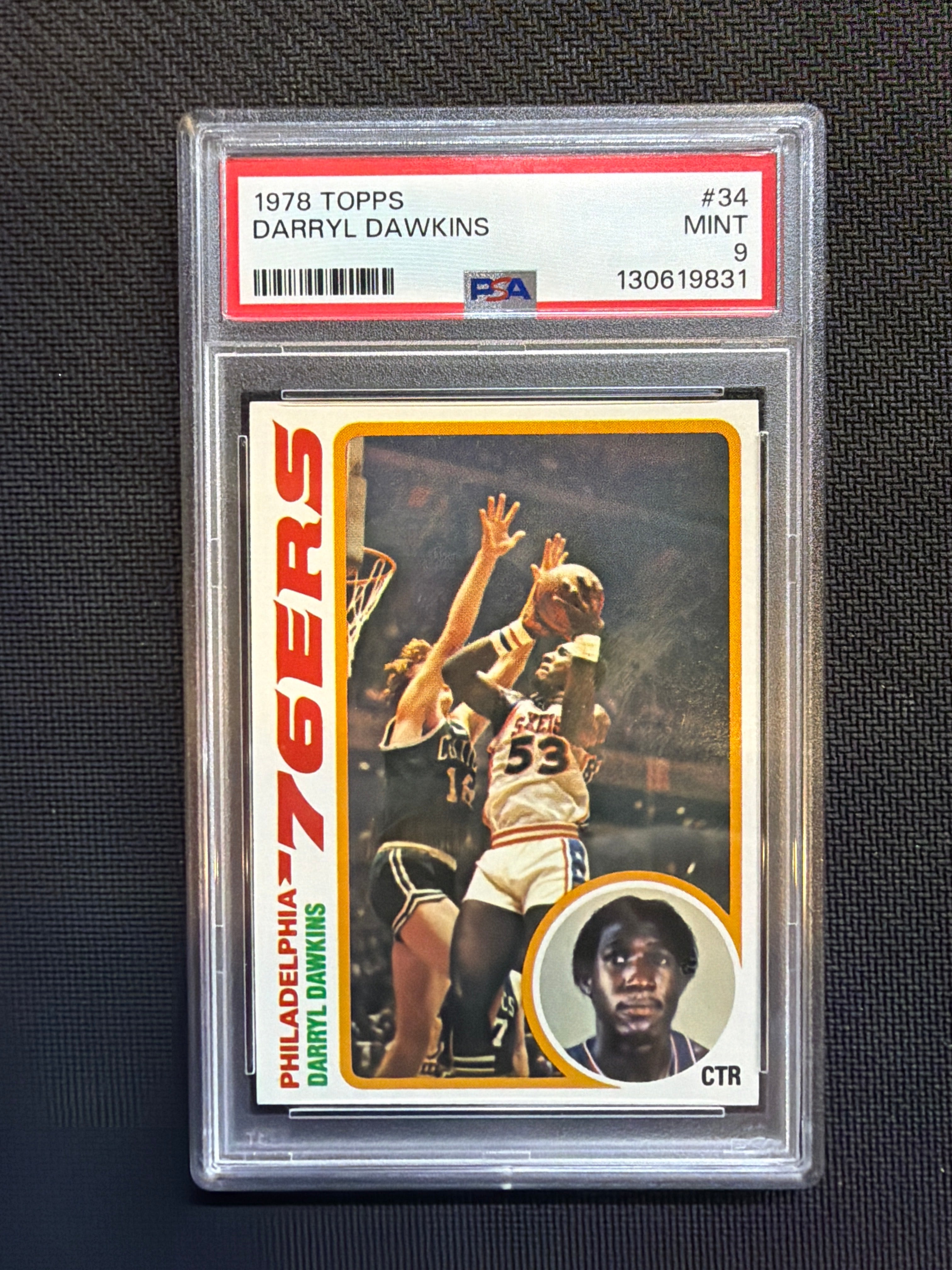 1978 Topps Darryl Dawkins #34 PSA 9