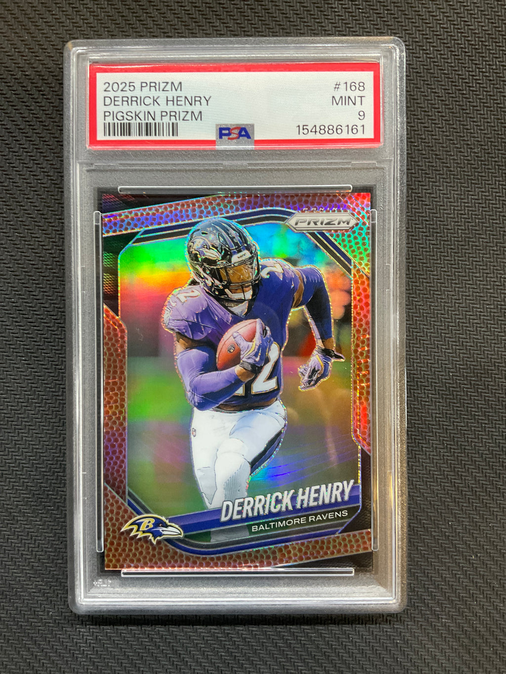 2025 Prizm Derrick Henry Pigskin Prizm /180 PSA 9