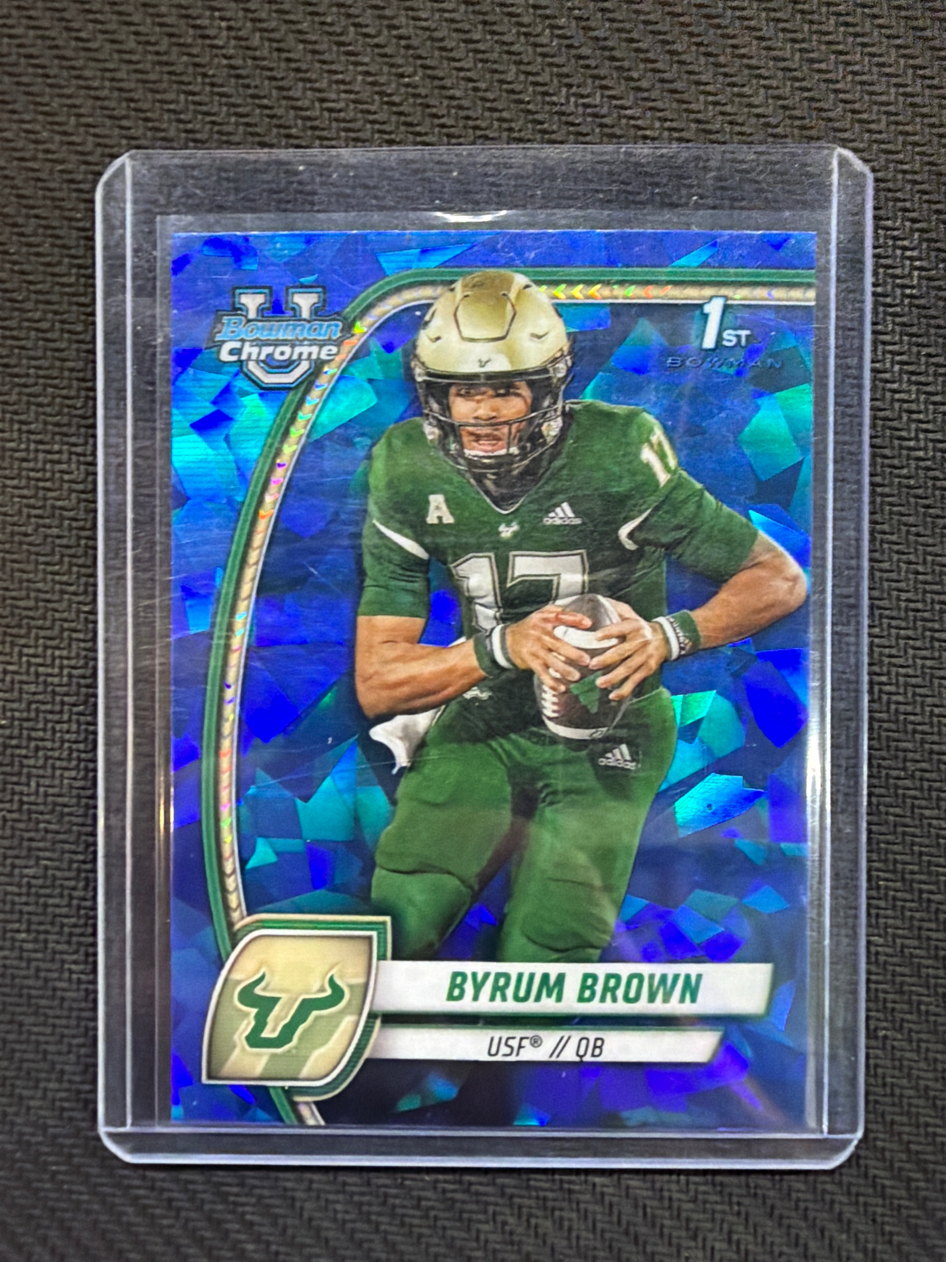 2024 Bowman U Sapphire Byrum Brown Rookie #34 Auburn