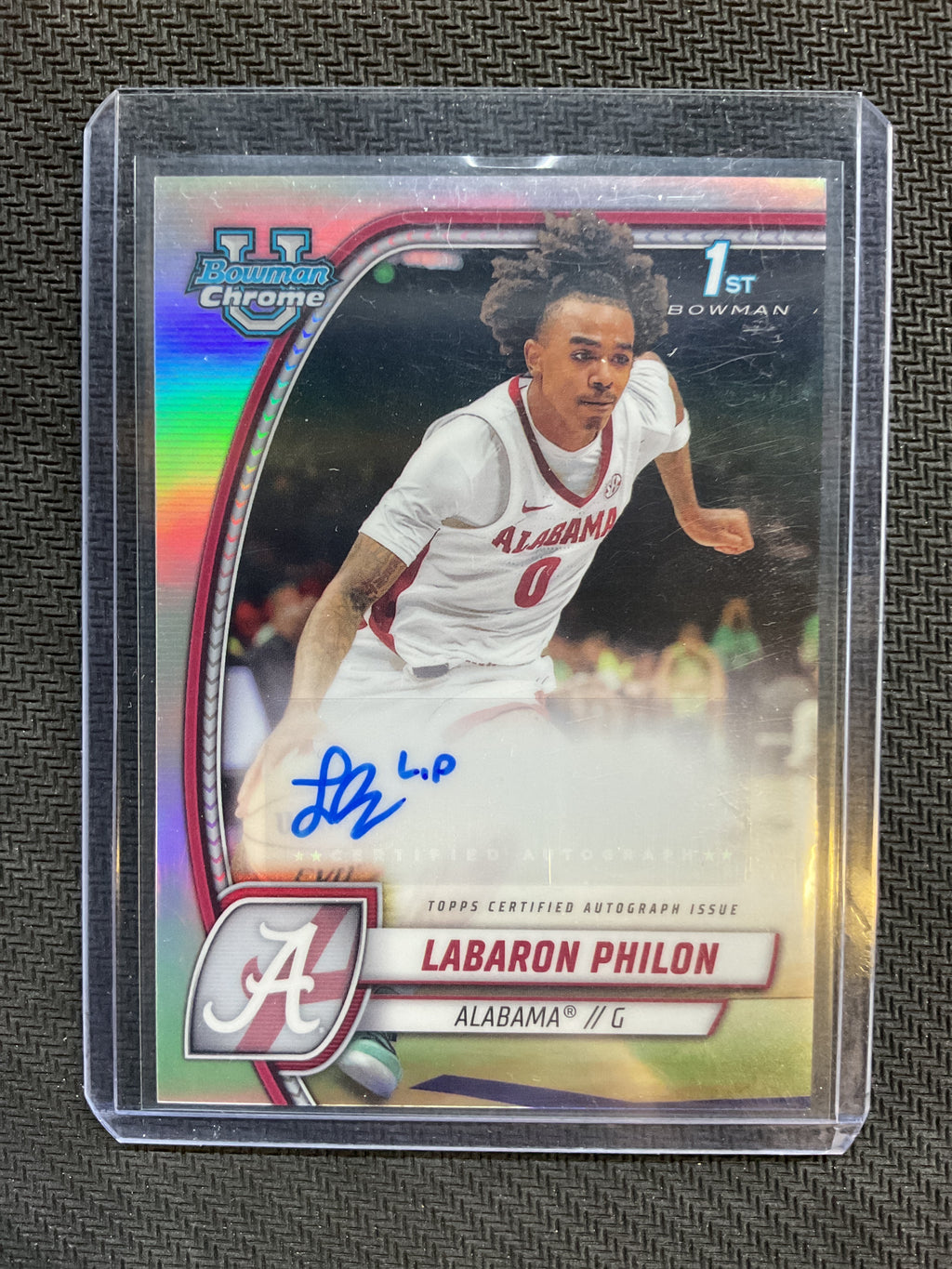 2025 Bowman Chrome Labaron Philon 1st Bowman Auto Refractor