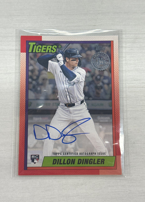 2025 Topps Dillon Dingler 1/1 Auto Tigers