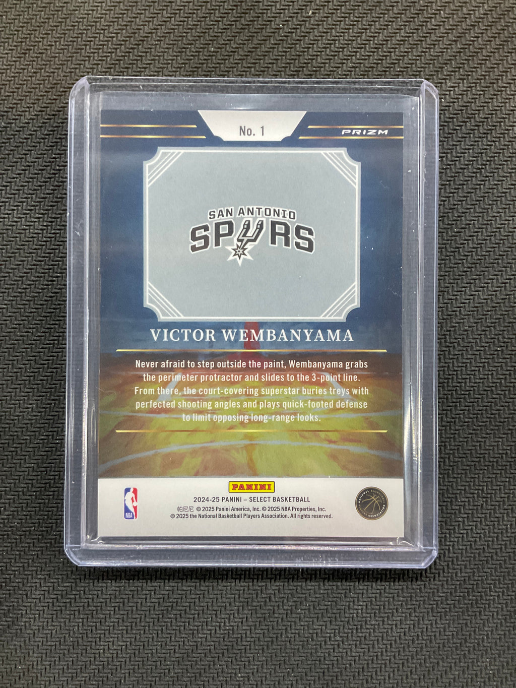 2024-25 Panini Select Victor Wembanyama Artistic Impressions