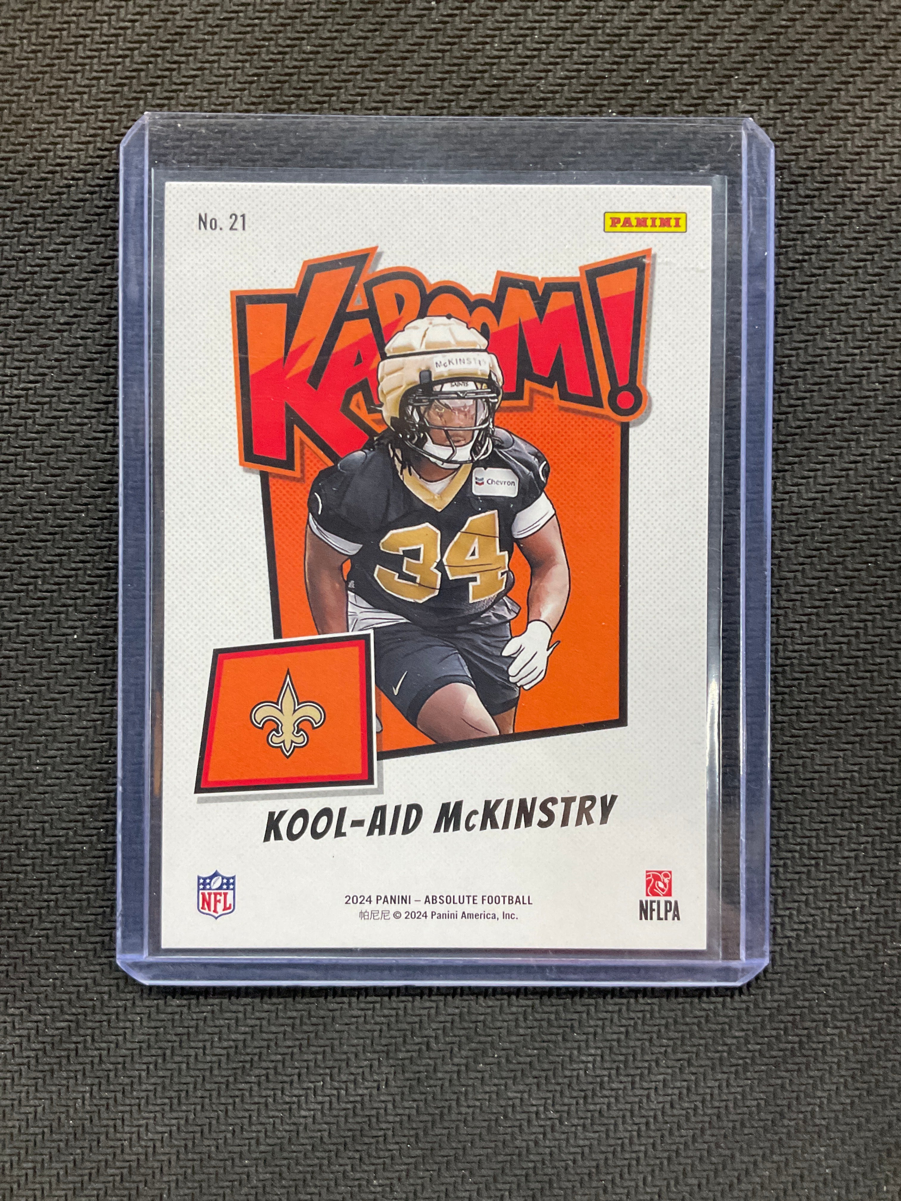 2024 Absolute Kool-Aid McKinstry Vertical Kaboom! Saints