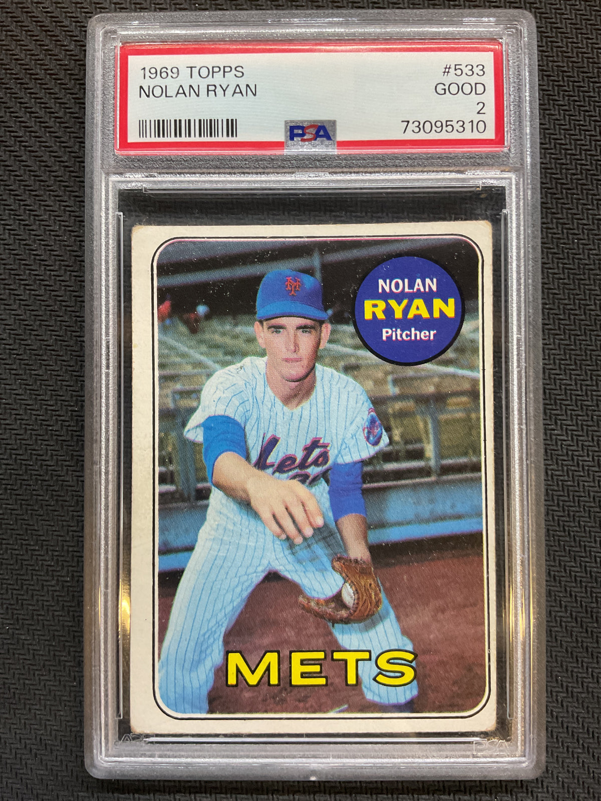 1969 Topps Nolan Ryan #533 PSA 2 Mets