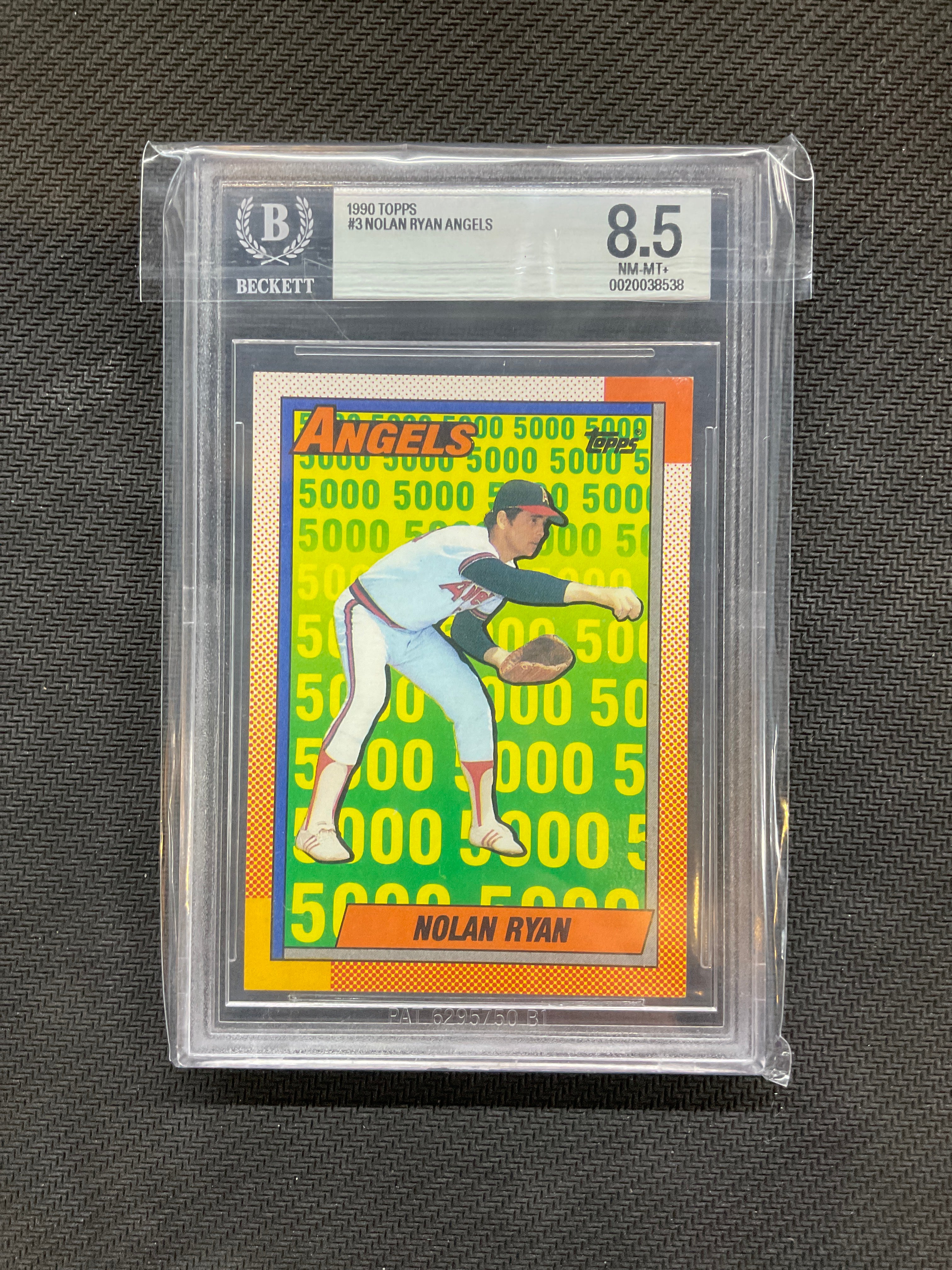 1990 Topps Nolan Ryan #3 Salute BGS 8.5 538