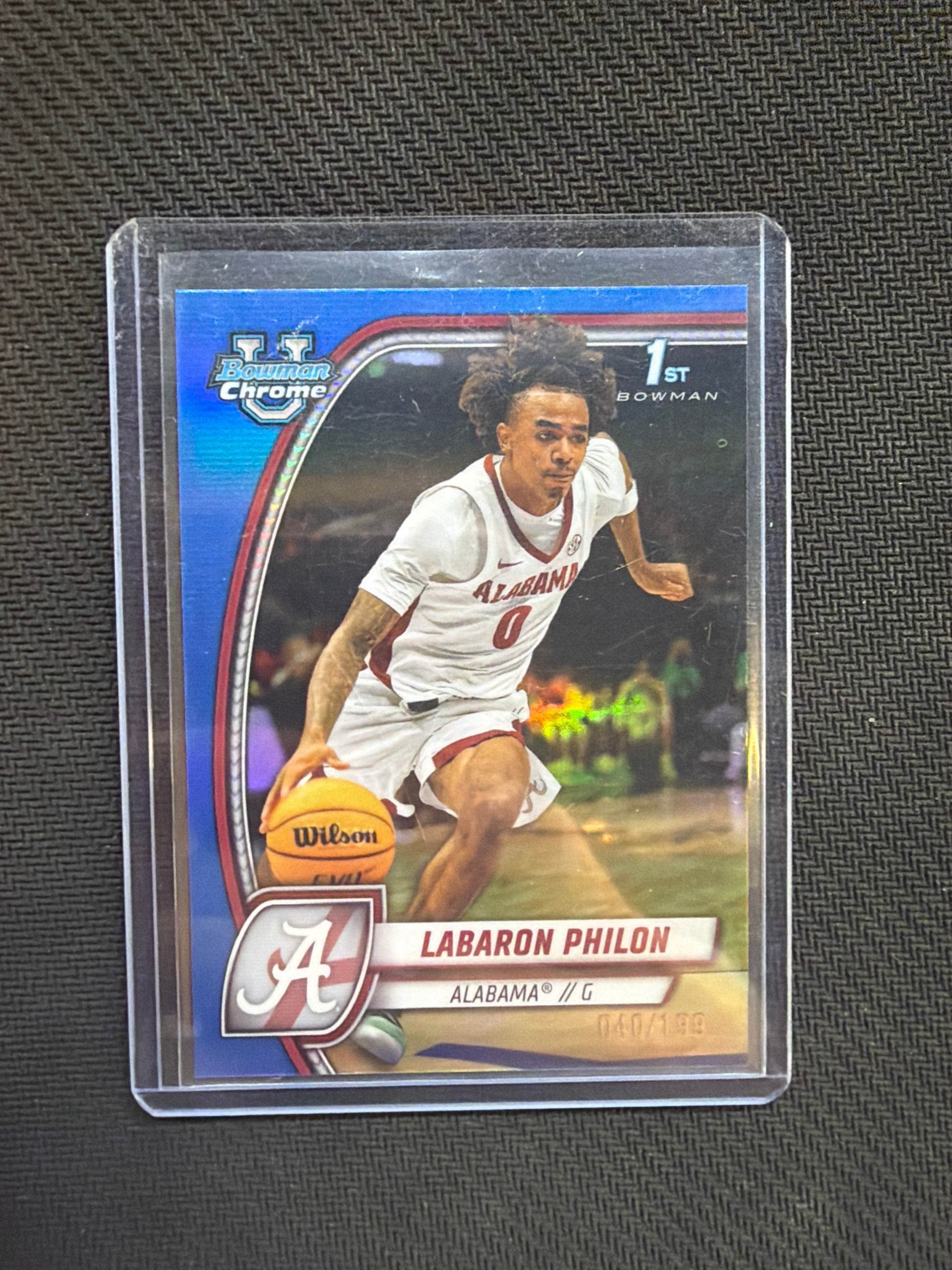 2025 Bowman U Chrome Labaron Philon Blue /199 Alabama