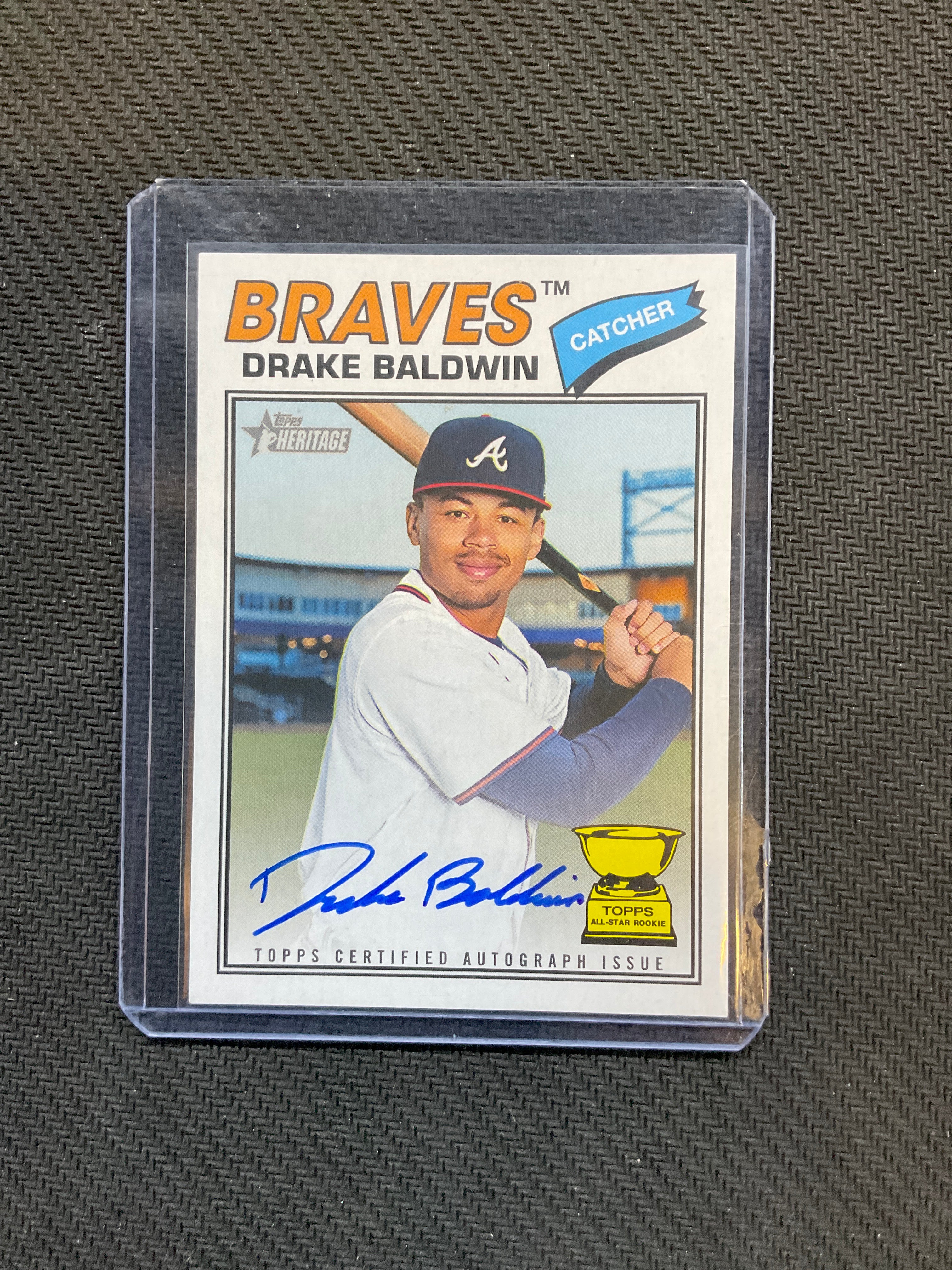 2026 Topps Heritage Drake Baldwin Gold Cup Auto Braves