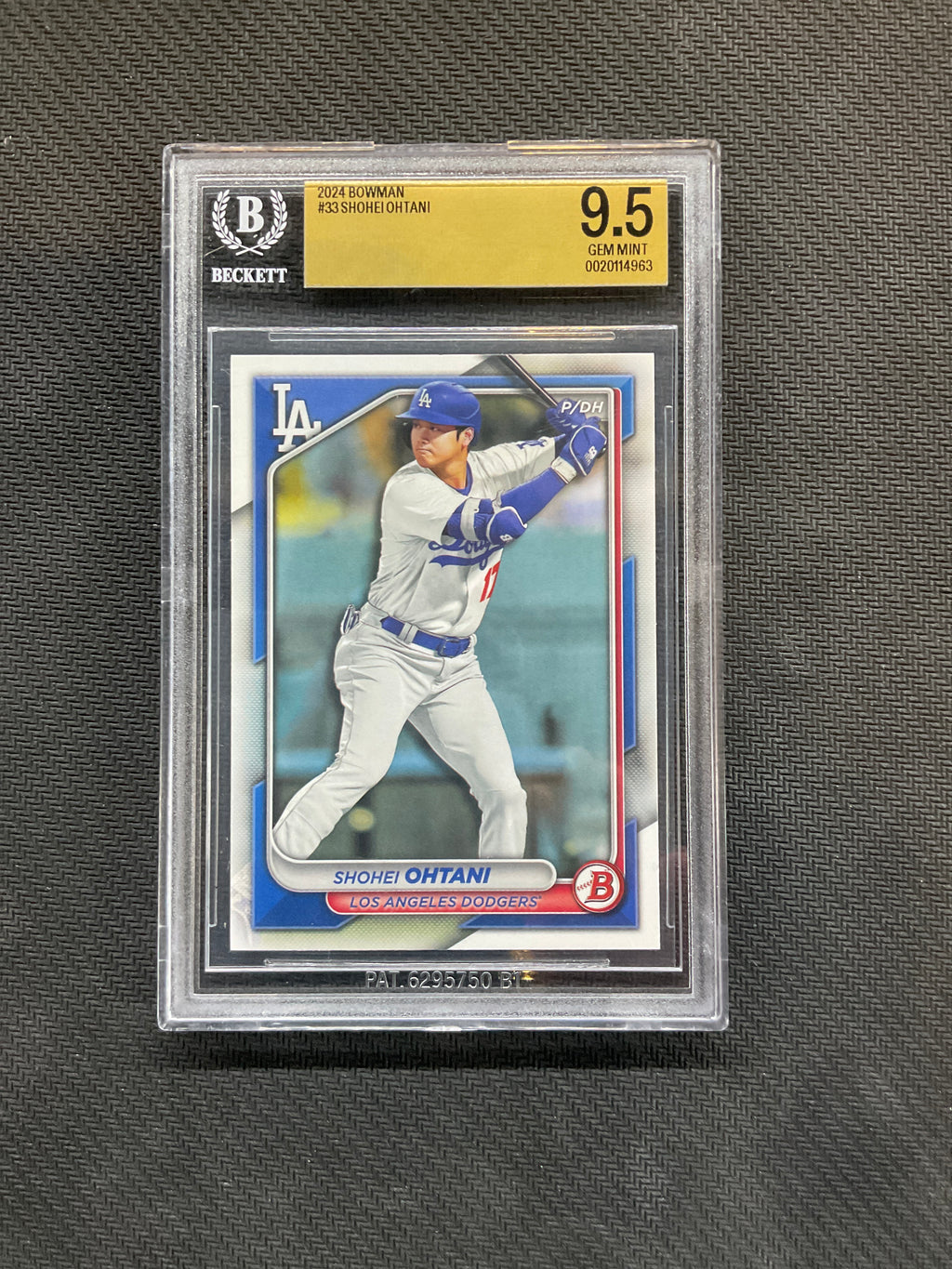 2024 Bowman #33 Shohei Ohtani BGS 9.5 Dodgers