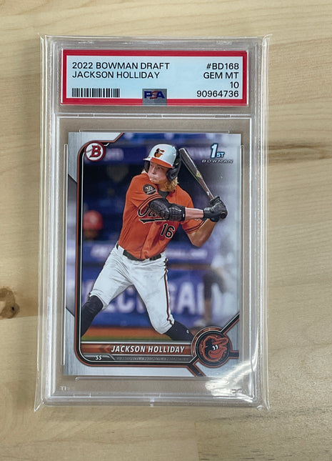 2022 Bowman Draft Jackson Holiday PSA 10