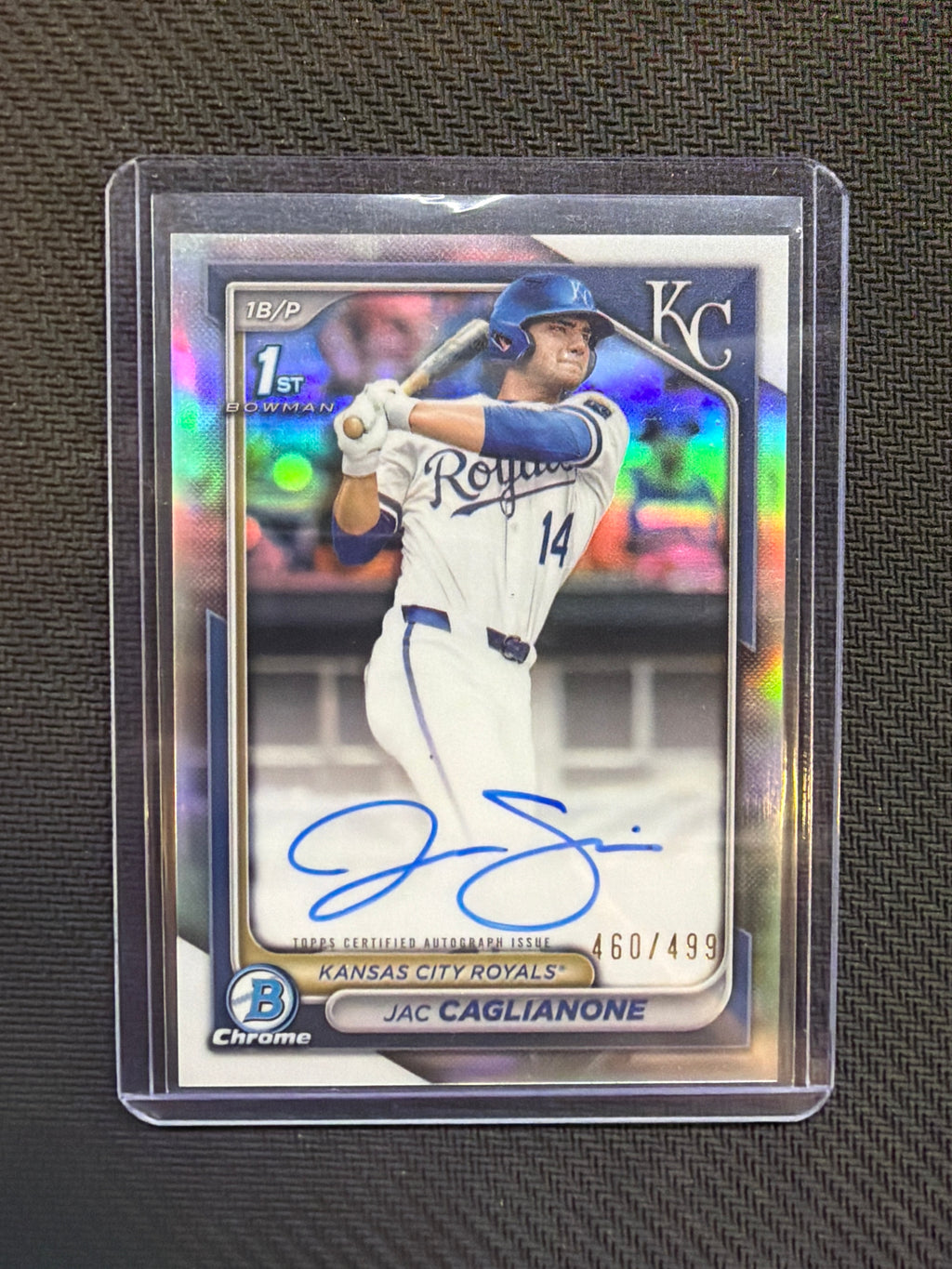 2024 Bowman Chrome Jac Caglianone Refractor 1st Auto /499