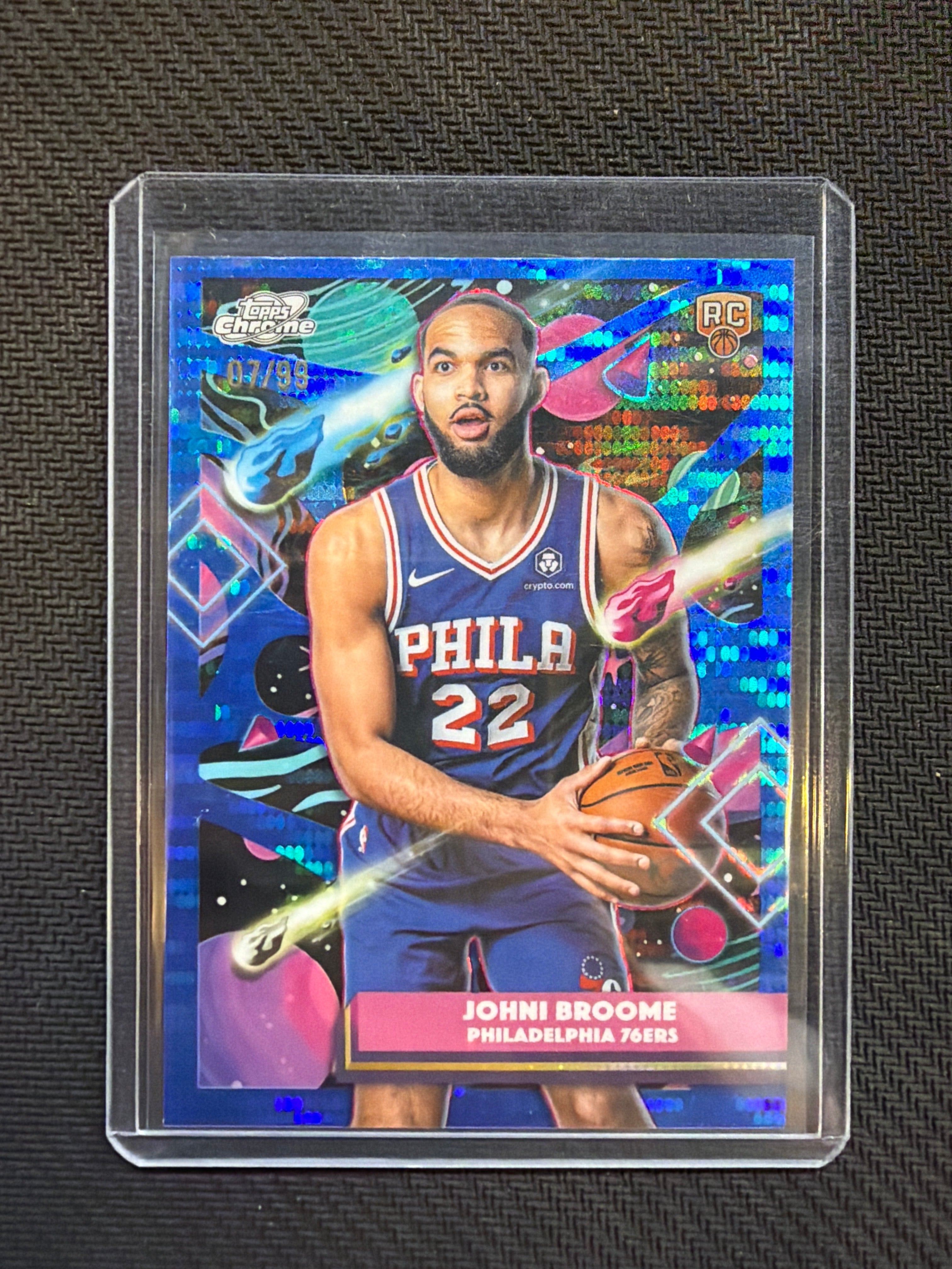 2026 Topps Chrome Cosmic Johni Broome Blue /99