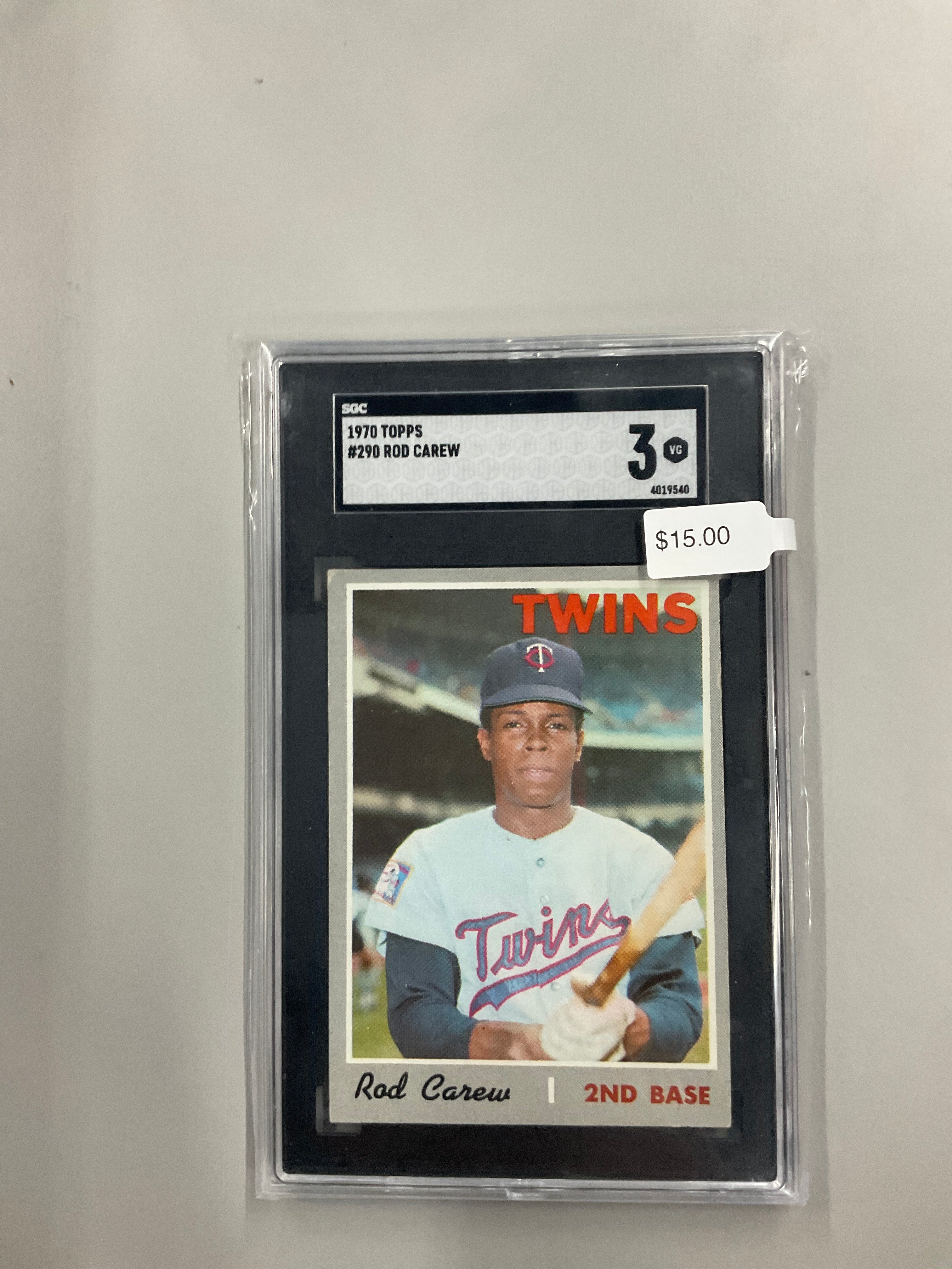 1970 Topps #290 Rod Carew SGC 3
