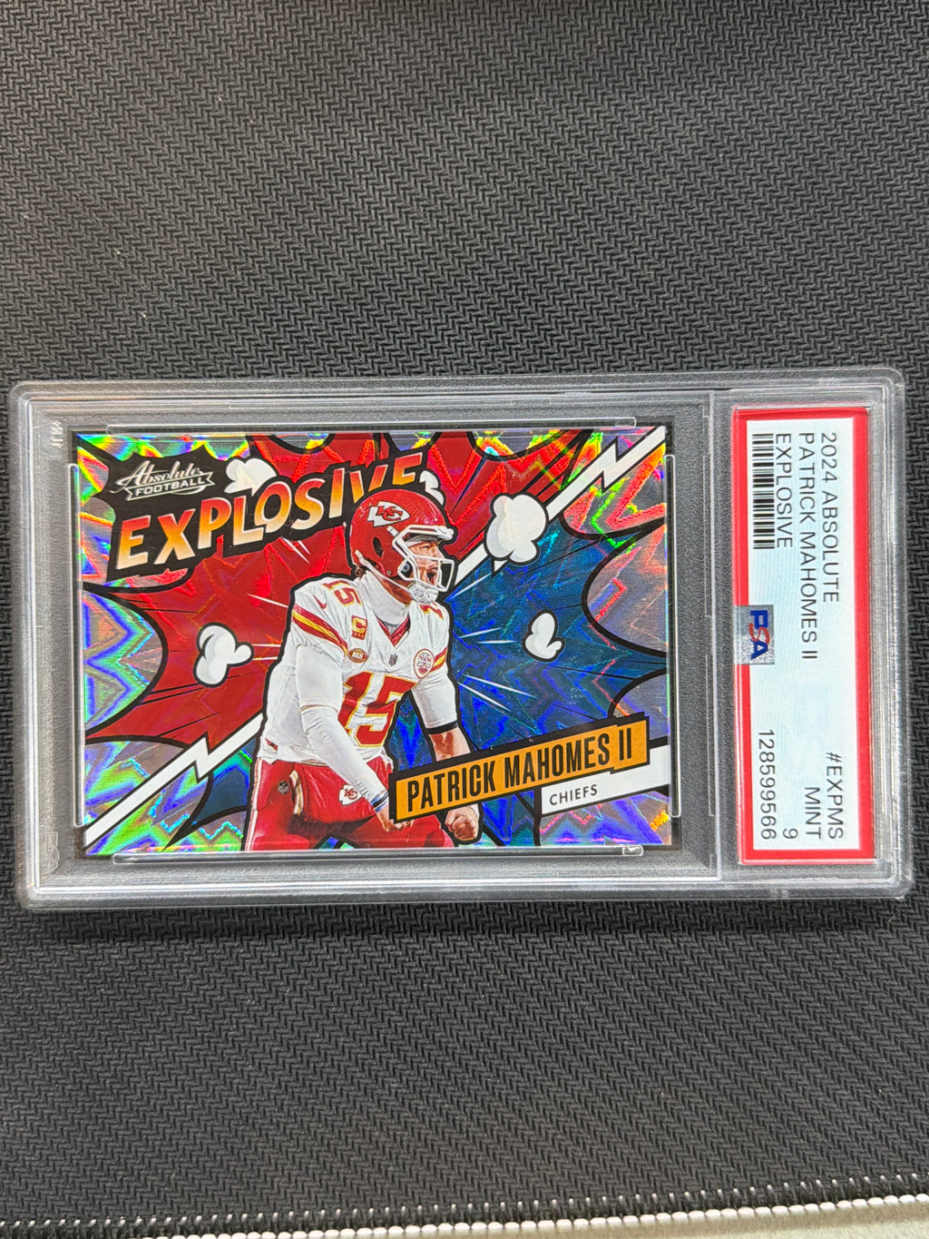 2024 Absolute Patrick Mahomes II Explosive PSA 9 566