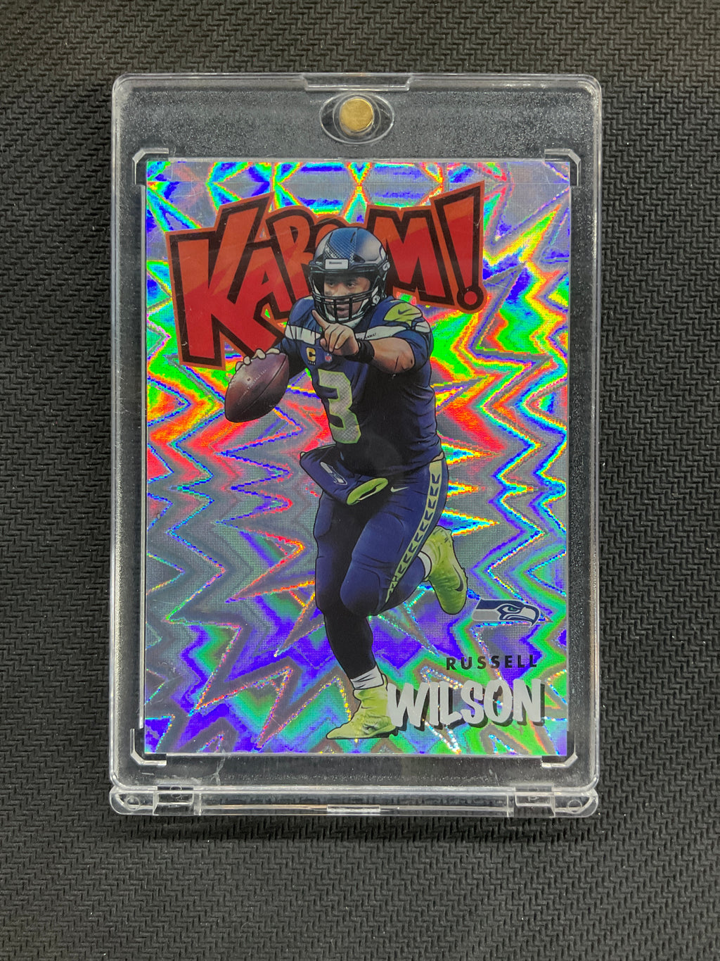 2021 Absolute Russell Wilson Kaboom! #K18 Seahawks