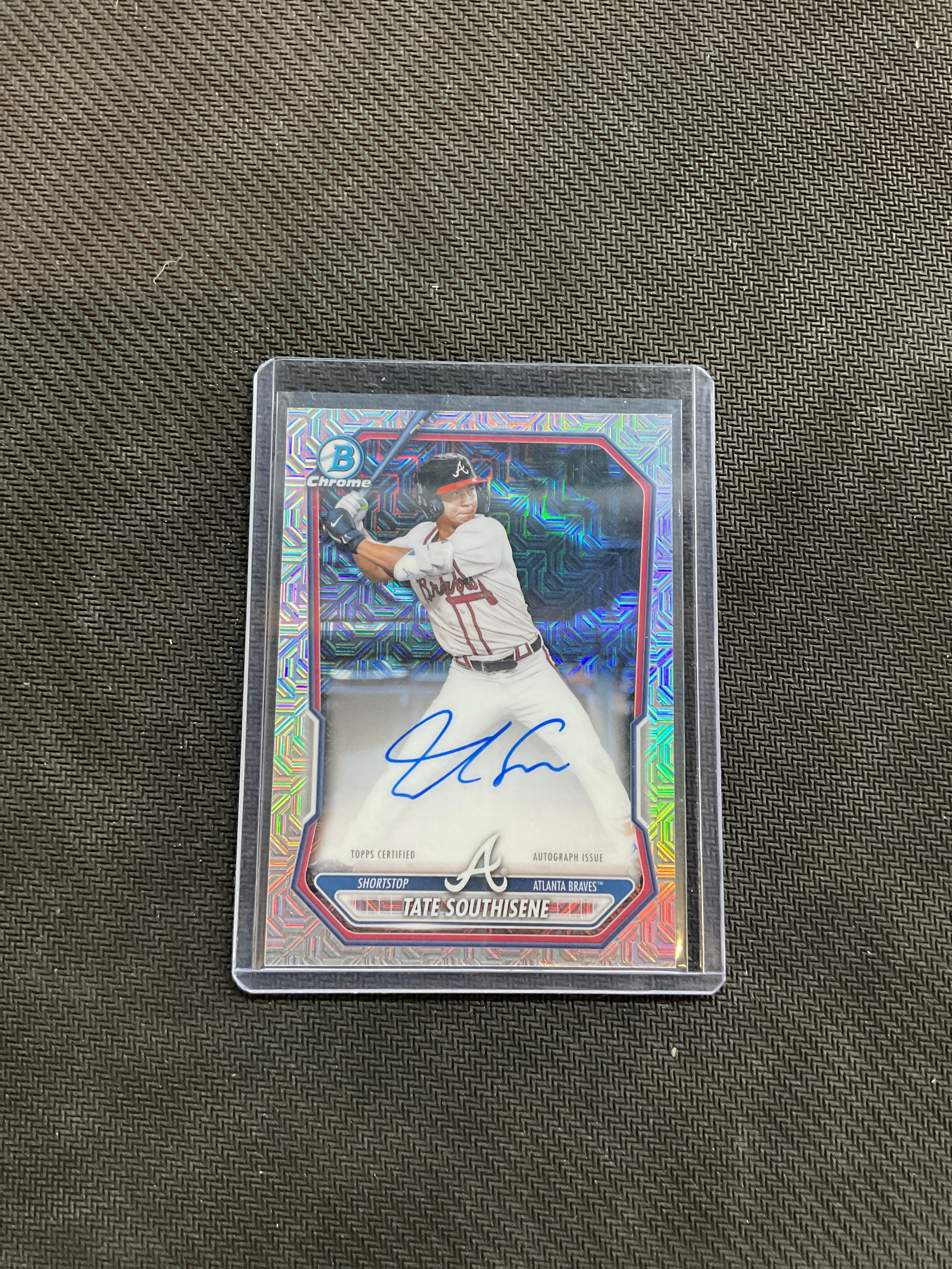 2026 Bowman Chrome Tate Southisene Mega Box Mojo Auto Braves