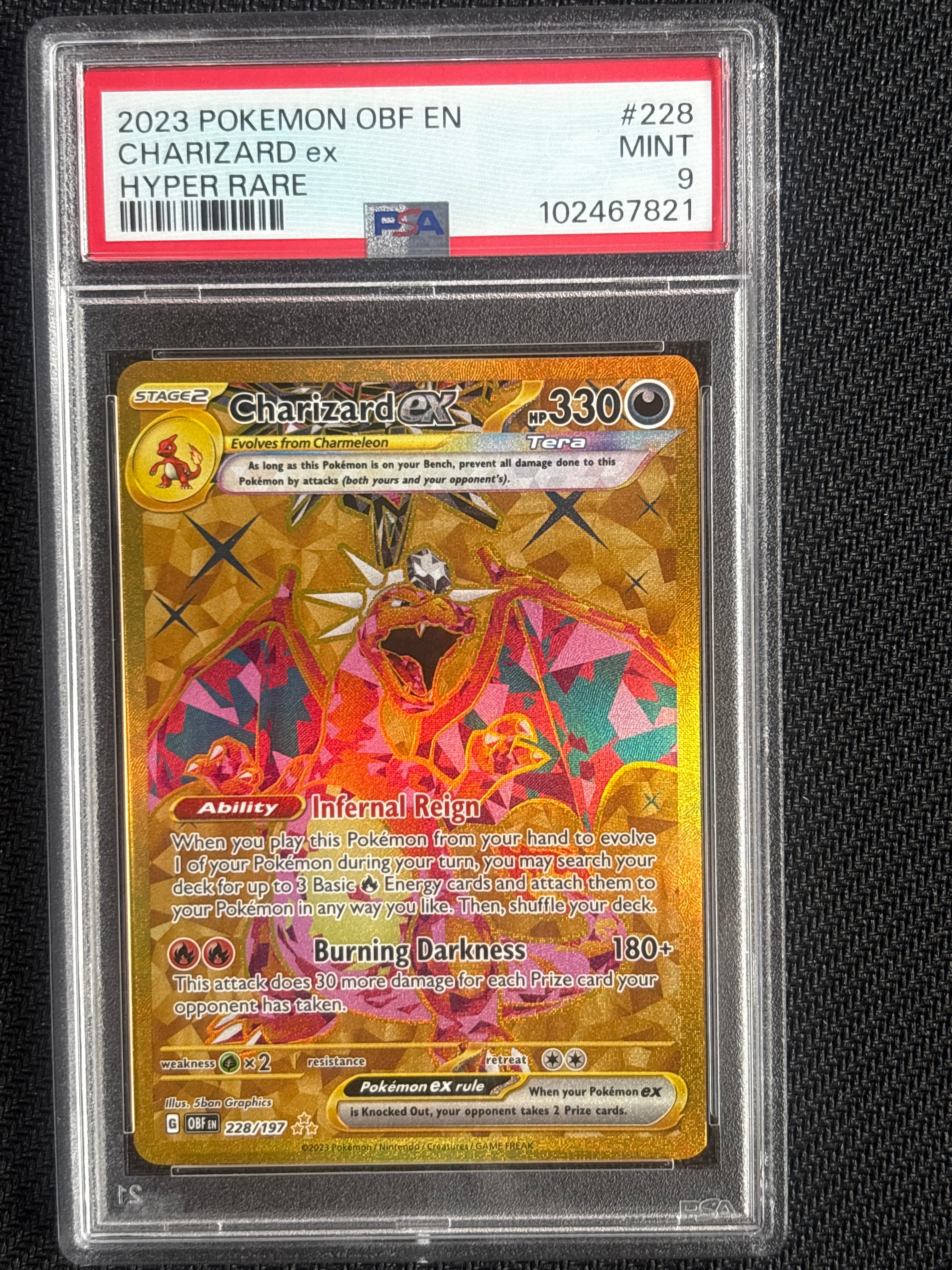 2023 Charizard ex 228/197 PSA 9