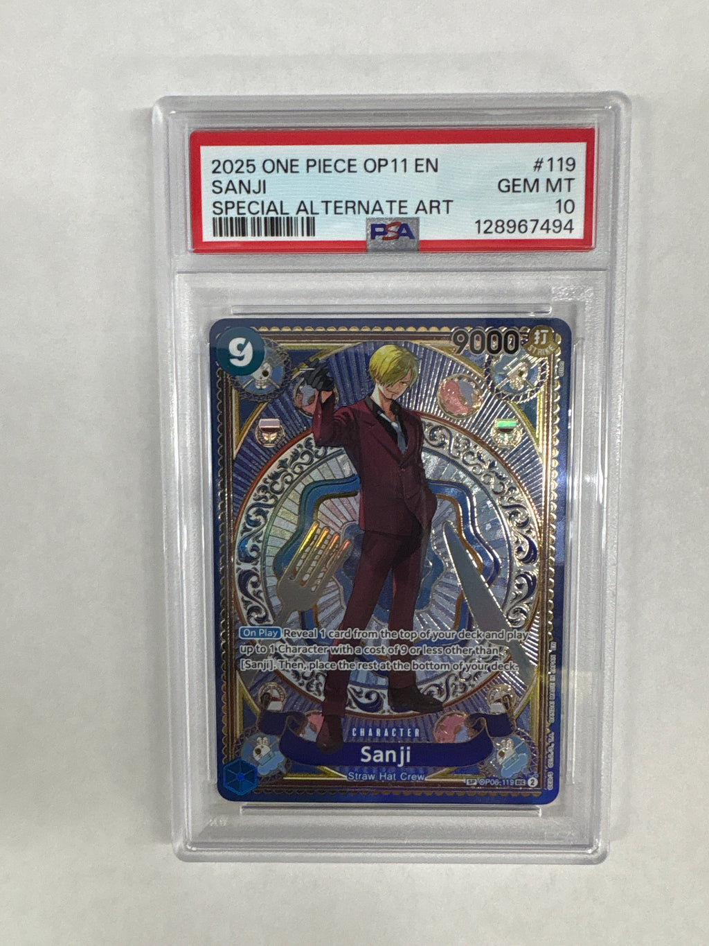 2025 Sanji SP OP11 119 PSA 10