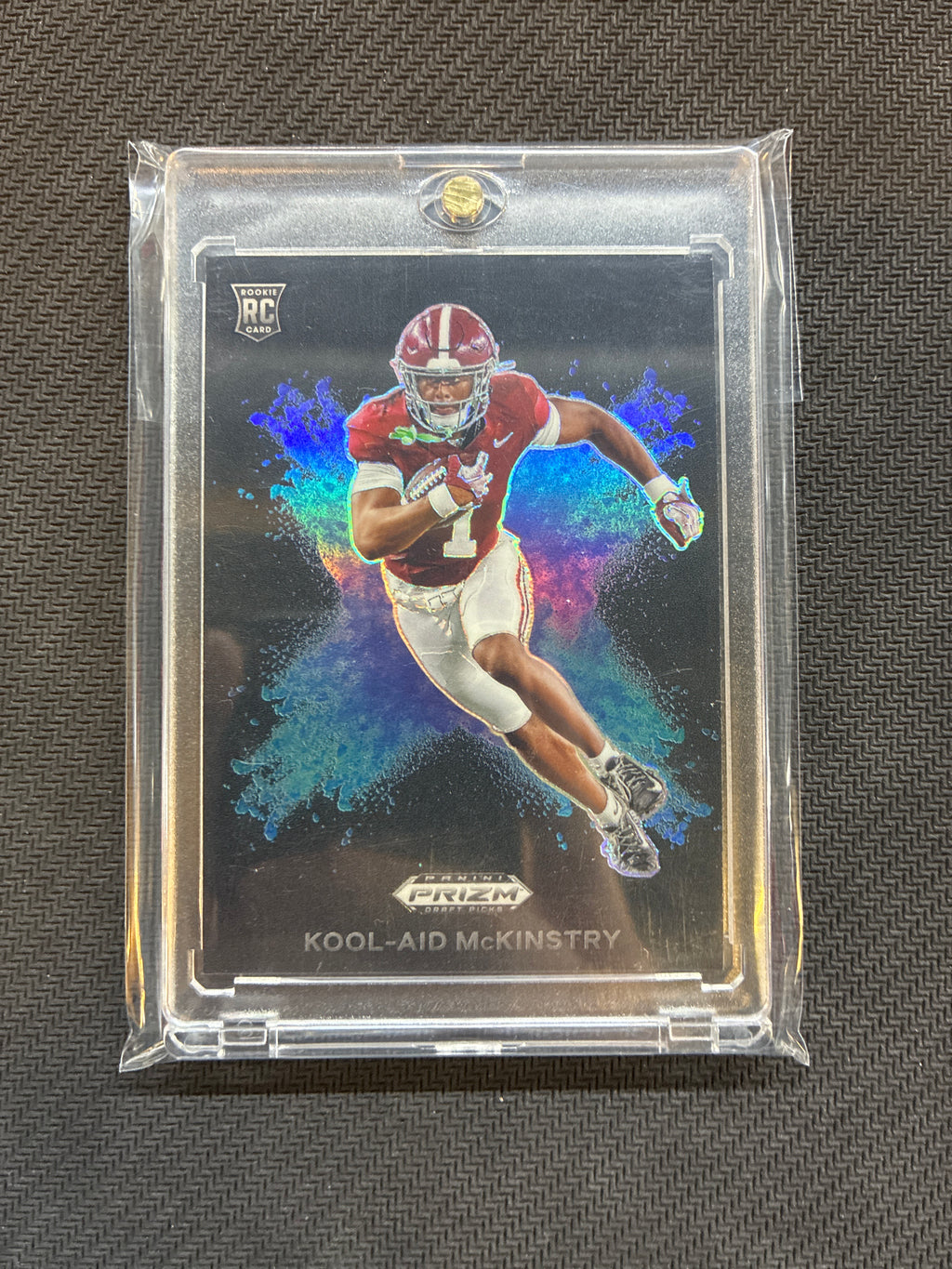 2024 Panini Prizm Draft Picks Kool-Aid McKinstry Black Color Blast Case Hit Alabama