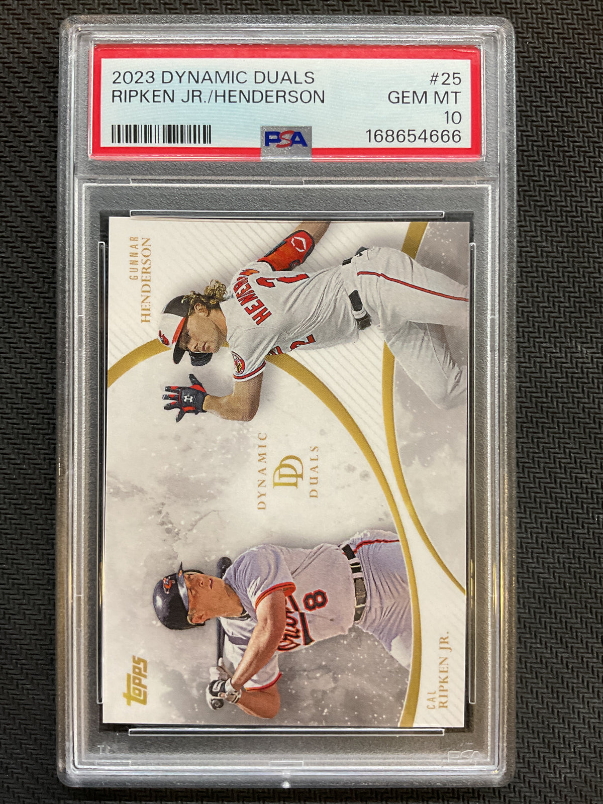 2023 Dynamic Duals #25 Ripken Jr./Henderson PSA 10