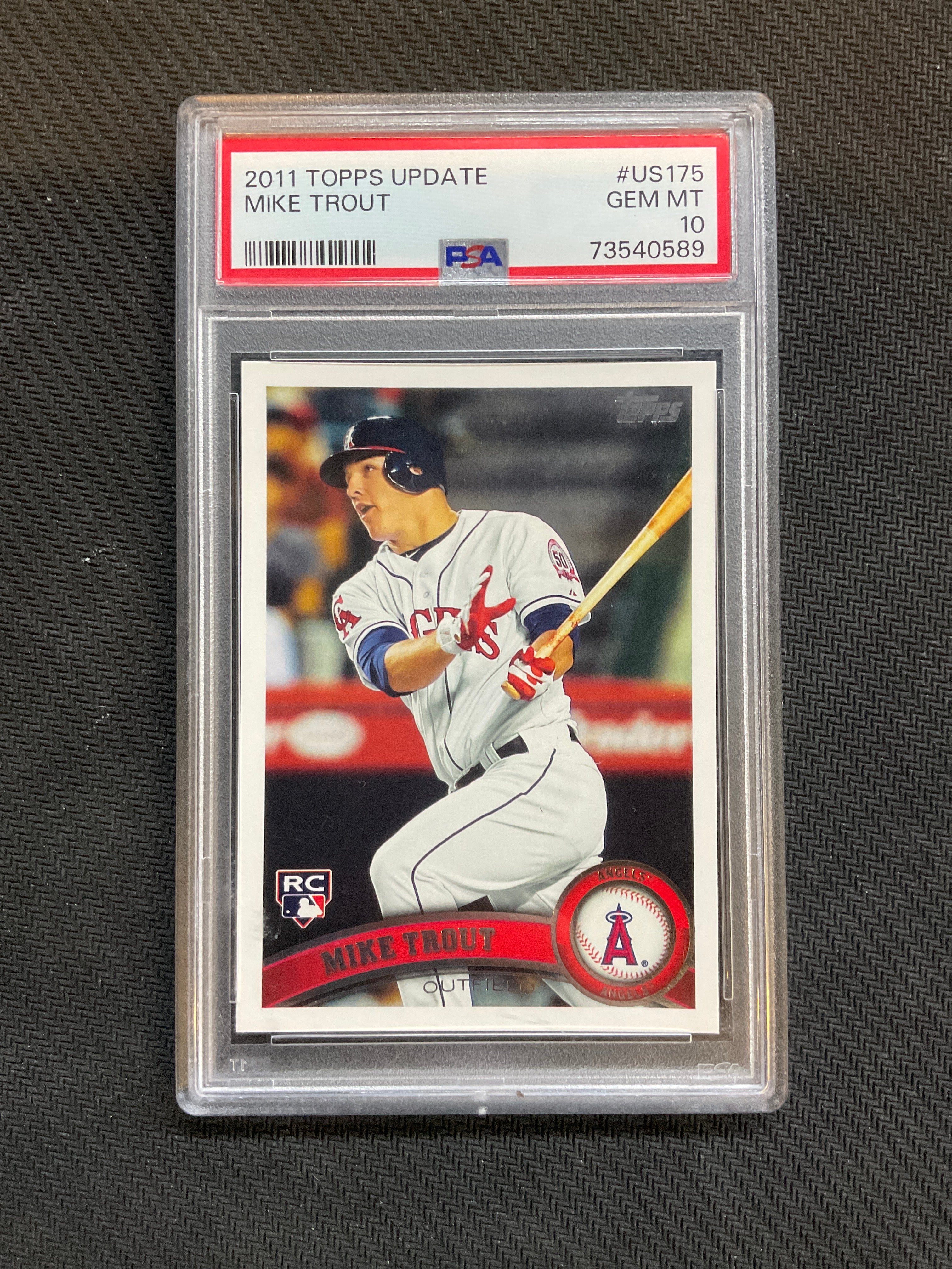 2011 Topps Update Mike Trout #US175 PSA 10 Rookie