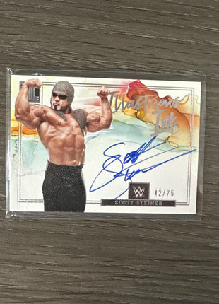 2023 Impeccable Scott Steiner Illustrious Ink Auto /75