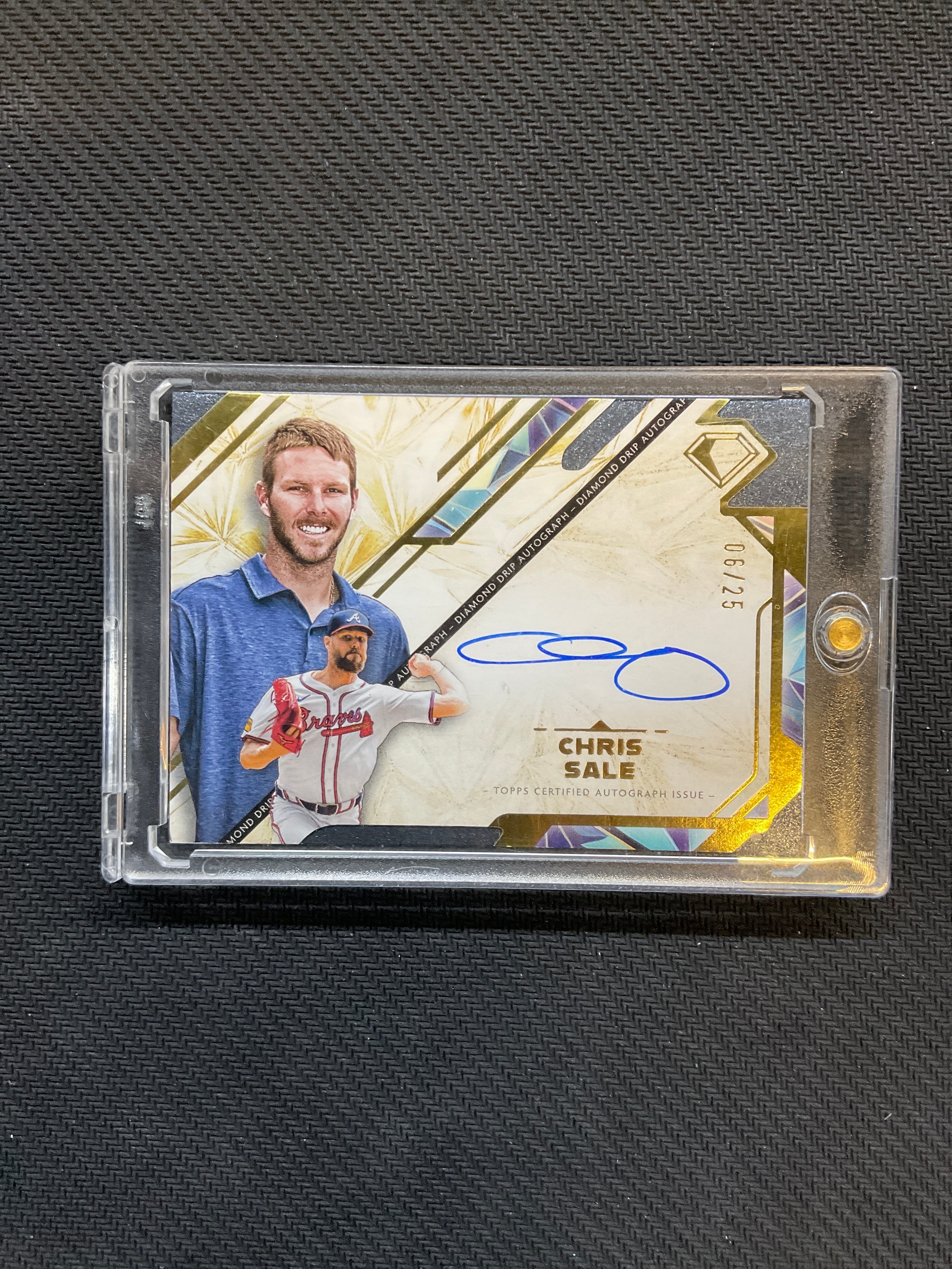 2025 Topps Diamond Icons Chris Sale Auto /25 Braves