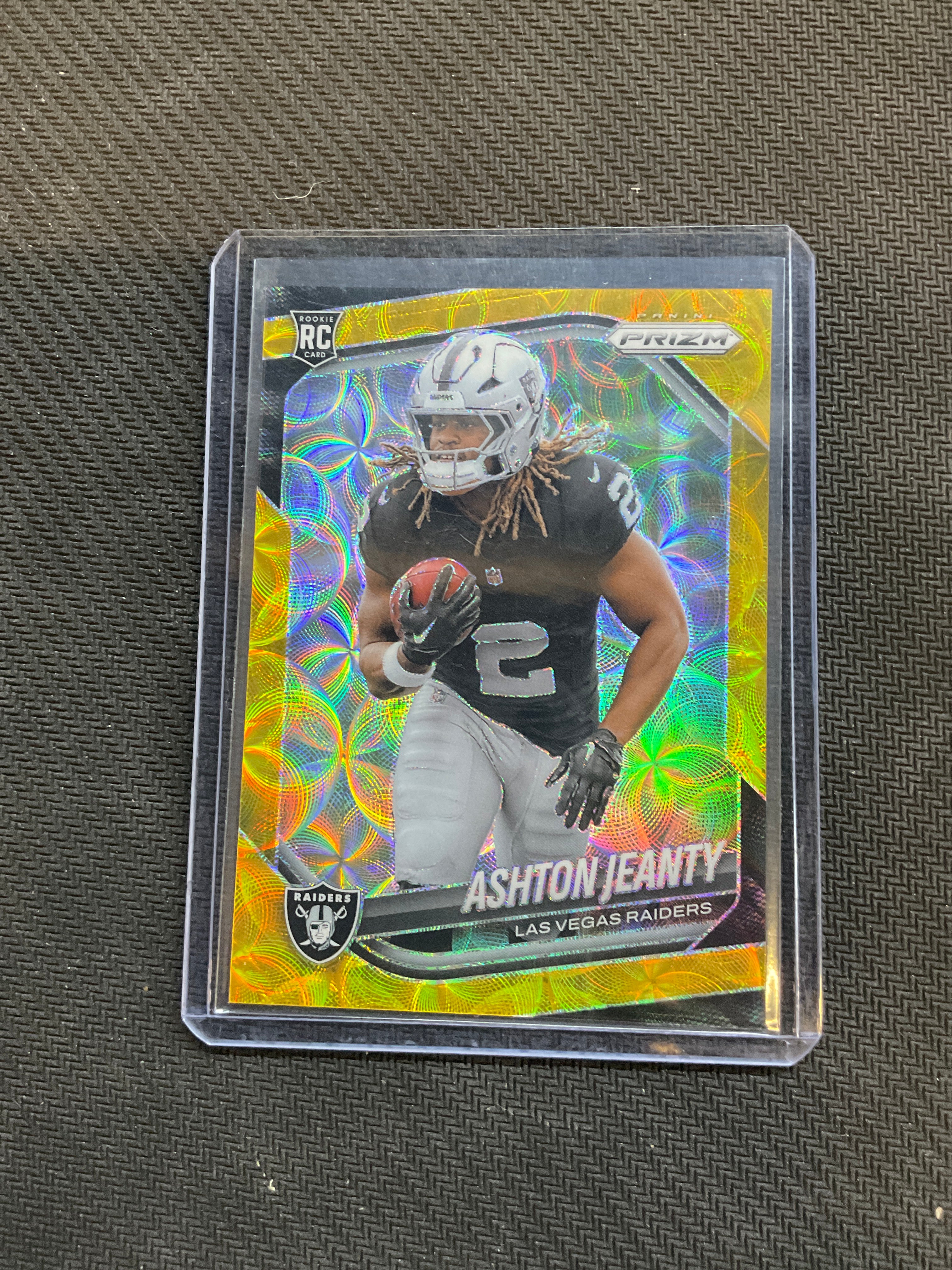 2025 Prizm Ashton Jeanty Rookie Gold Choice /10