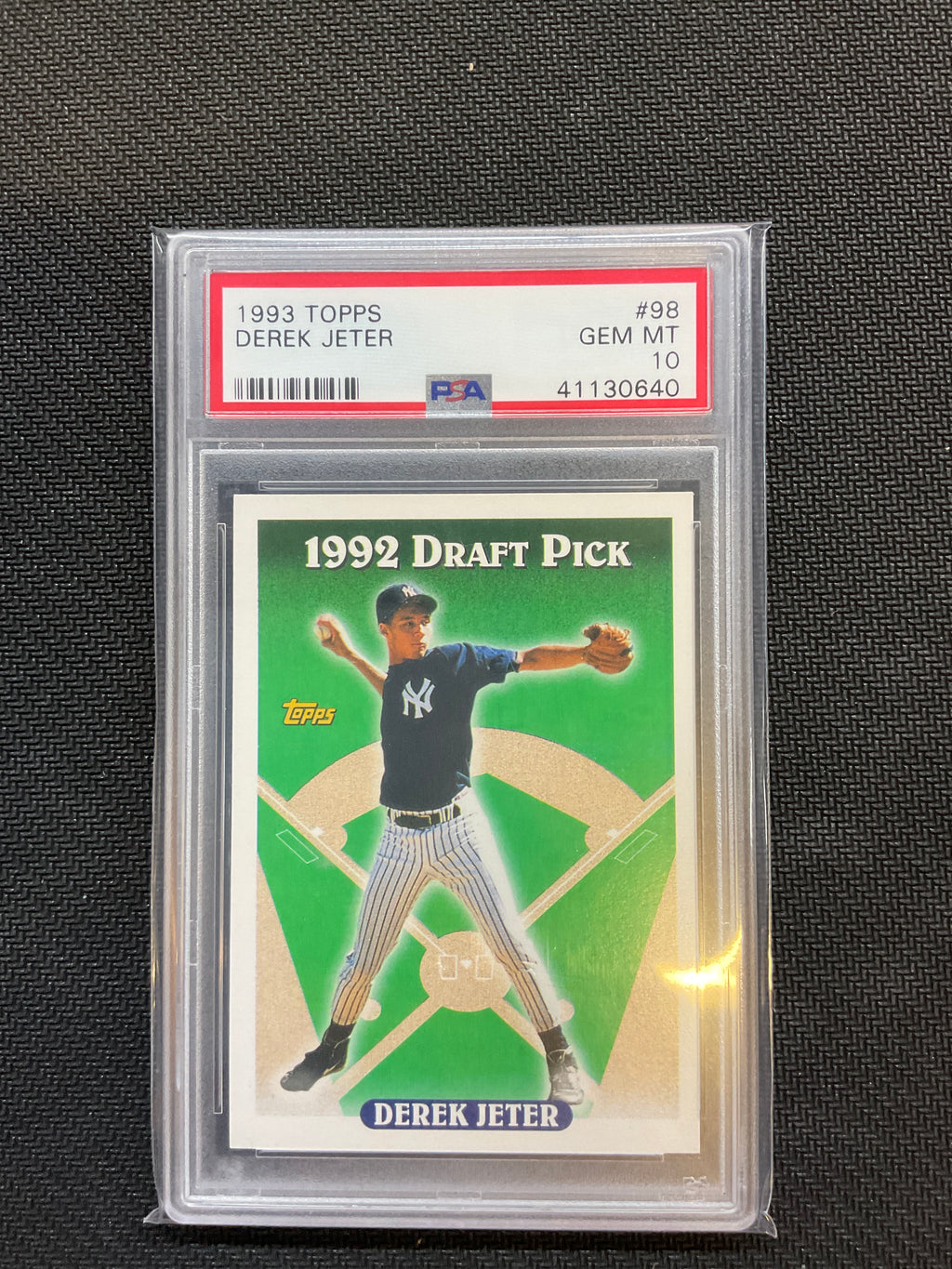 1993 Topps Derek Jeter Rookie PSA 10 Yankees