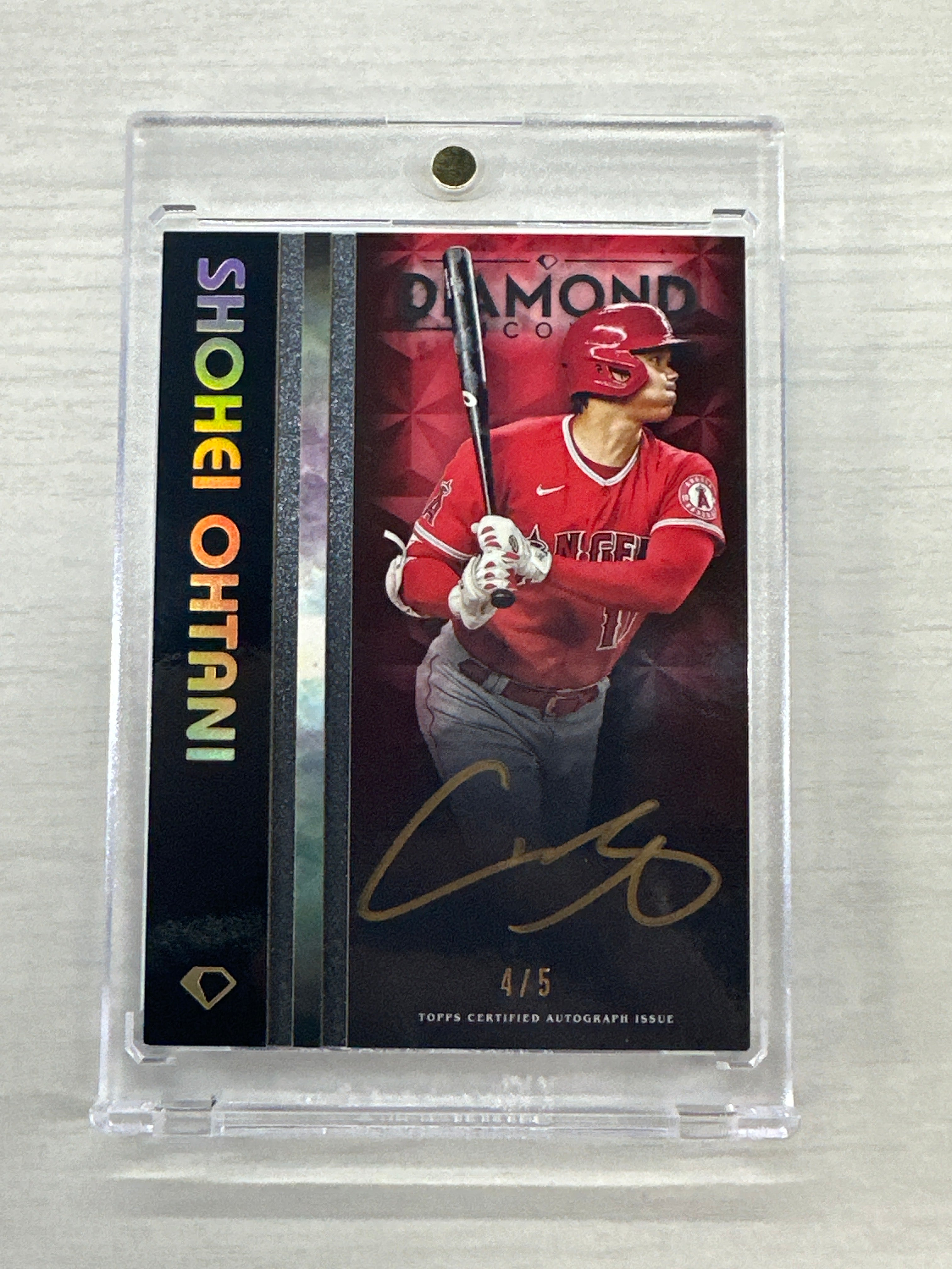 2023 Topps Diamond Icons Shohei Ohtani Auto /5