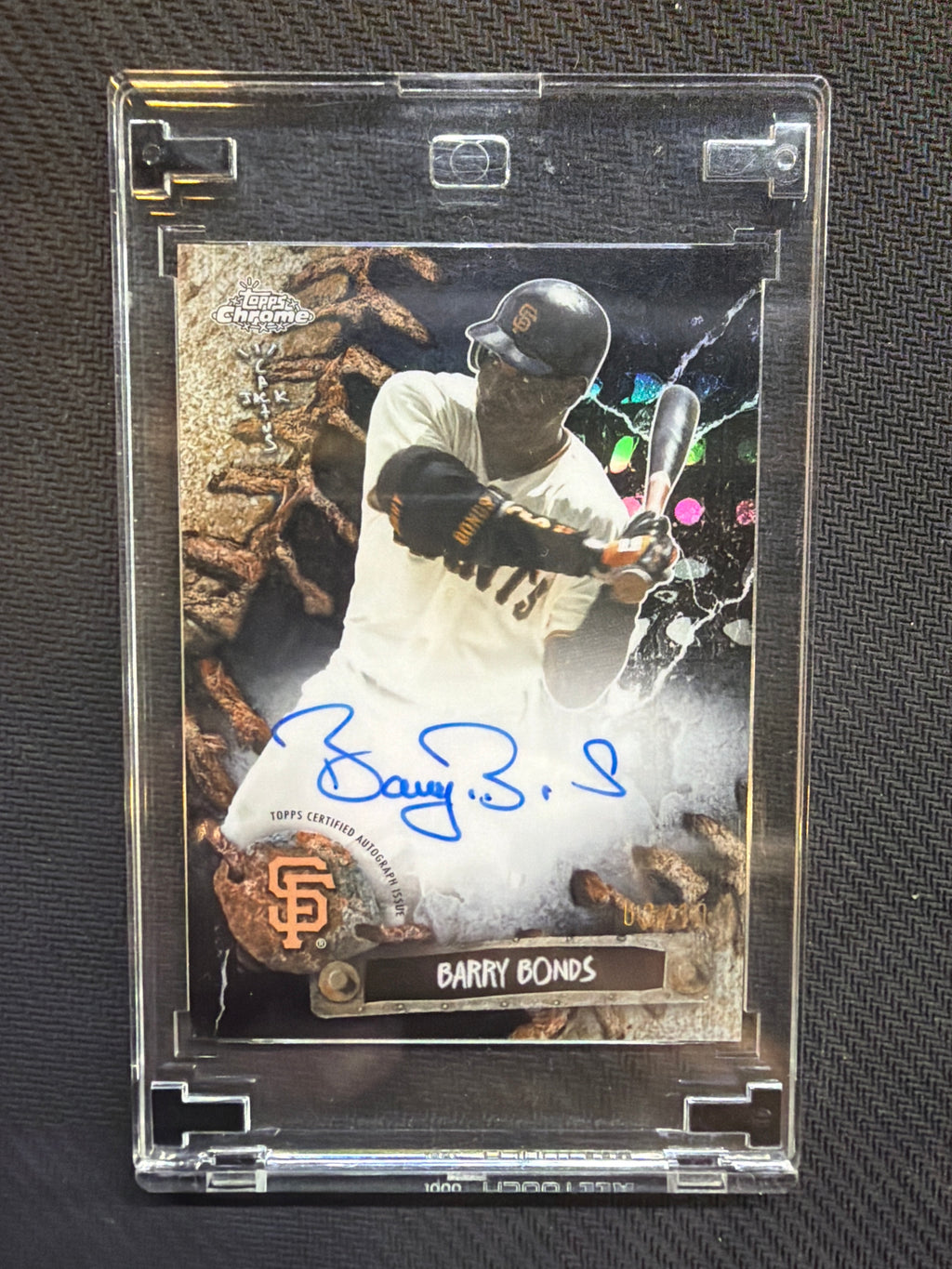 2026 Topps Chrome Cactus Jack Barry Bonds Auto Black /10 Giants