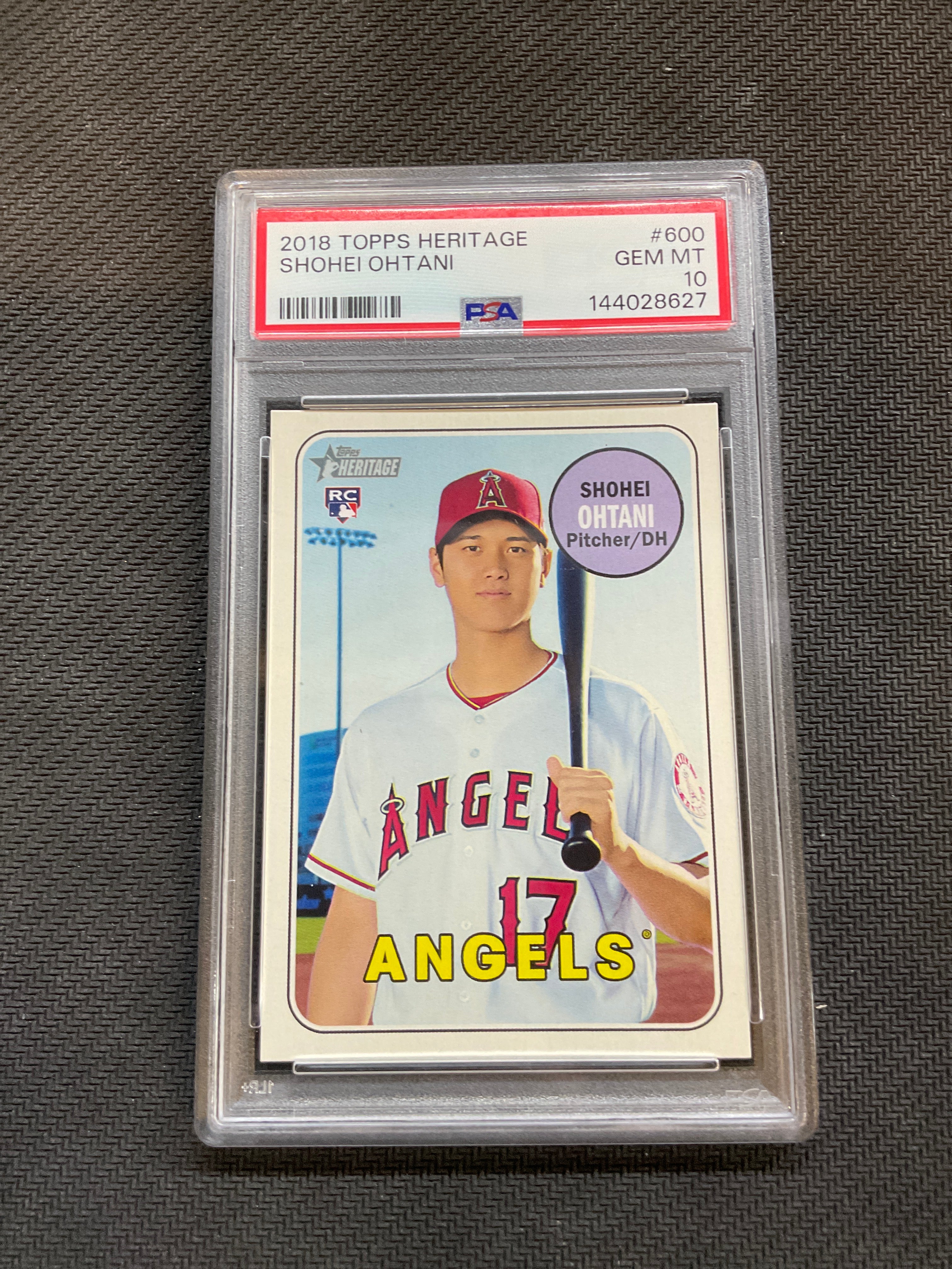 2018 Topps Heritage Shohei Ohtani Rookie PSA 10 Angels
