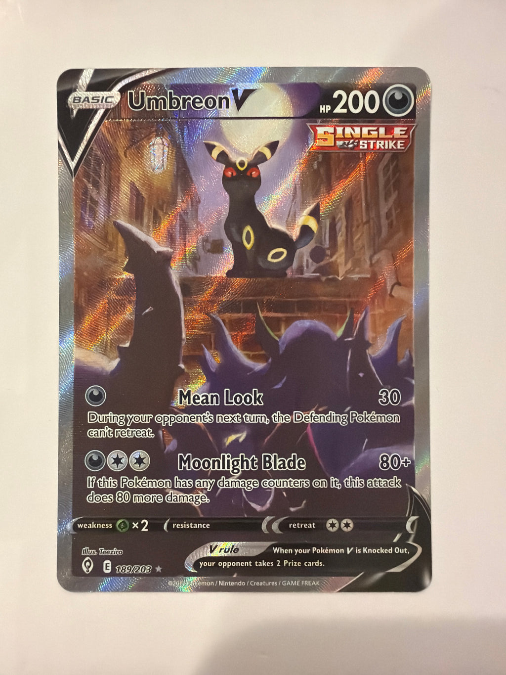 2021 Umbreon V 189