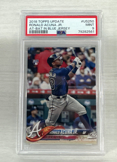 2018 Topps Update Ronald Acuna Jr. PSA 9 Rookie