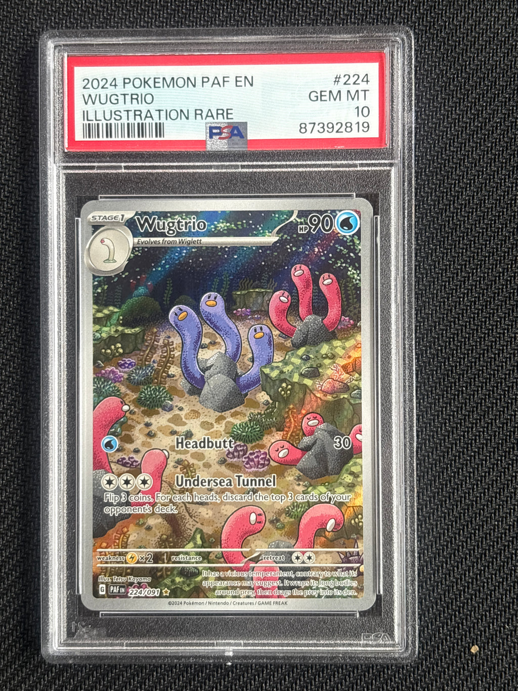 2024 Wugtrio 224 PSA 10