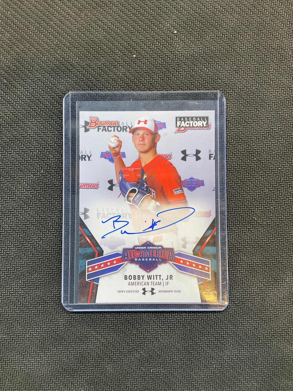 2018 Bowman Bobby Witt Jr. All American Auto Rookie