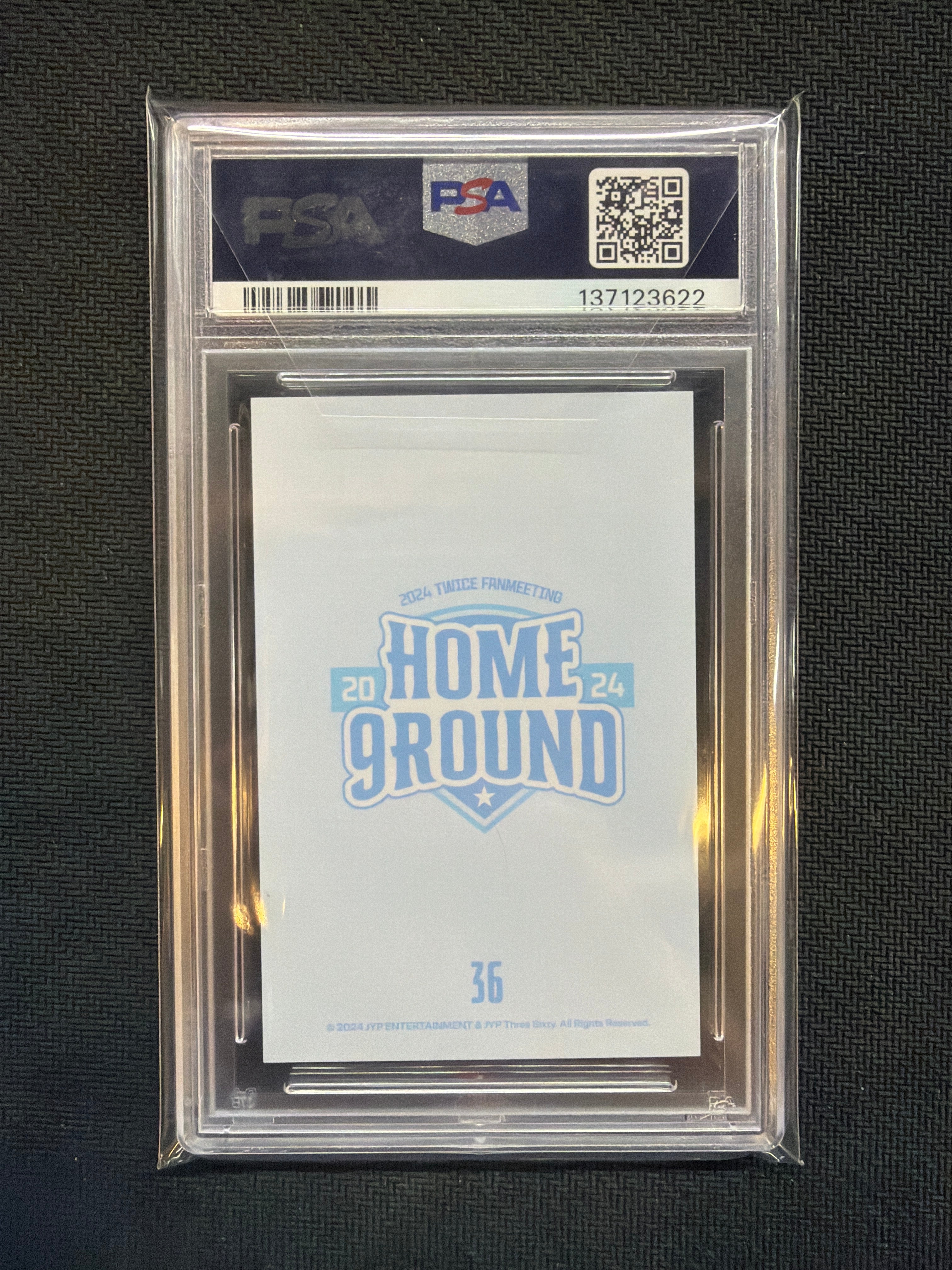 2024 Twice Home 9Round Tzuyu FanMeeting Trading Card PSA 10 622