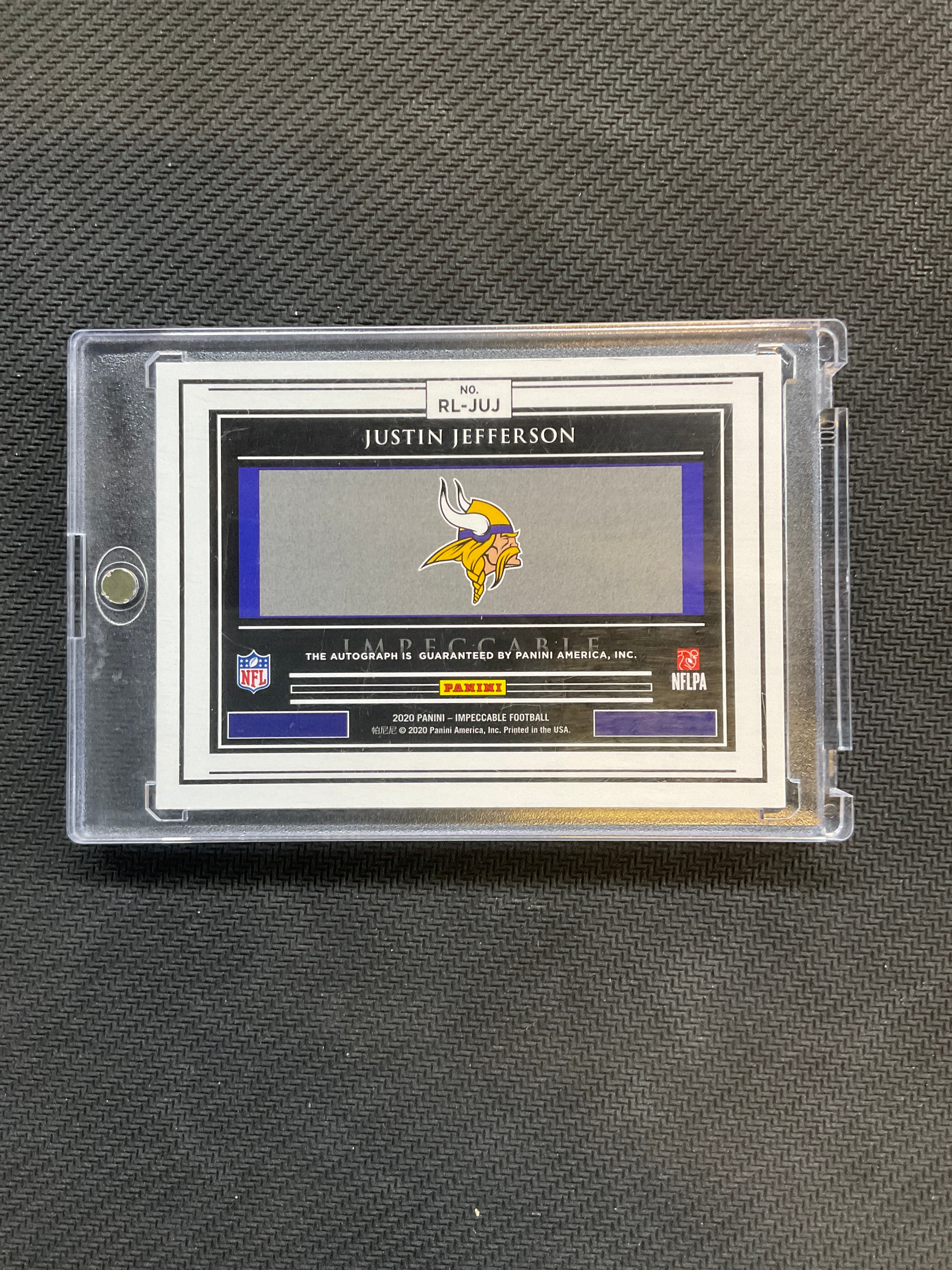 2020 Impeccable Justin Jefferson Rookie Auto /99 Vikings