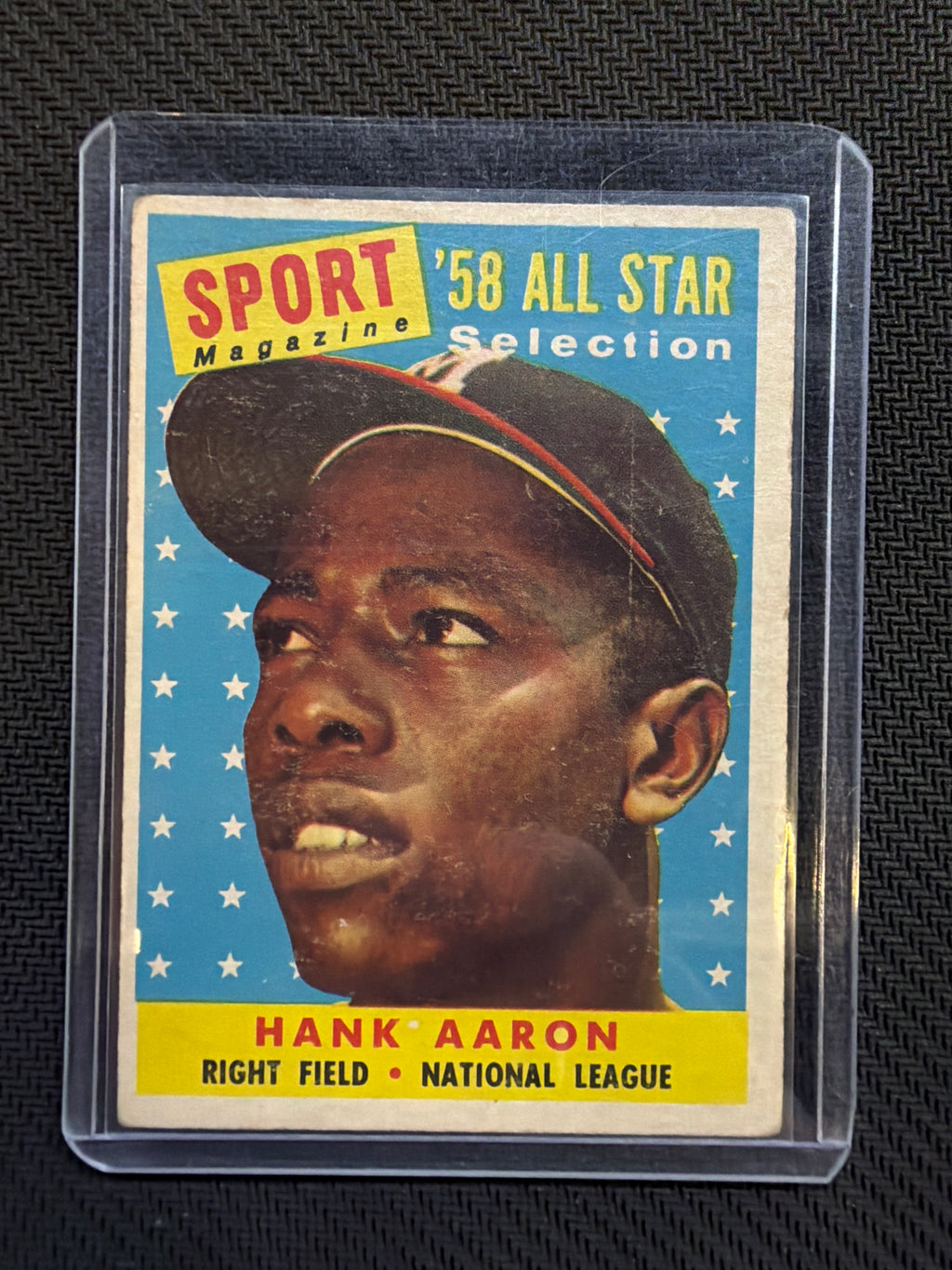 1958 Topps Hank Aaron All Star #488 Braves