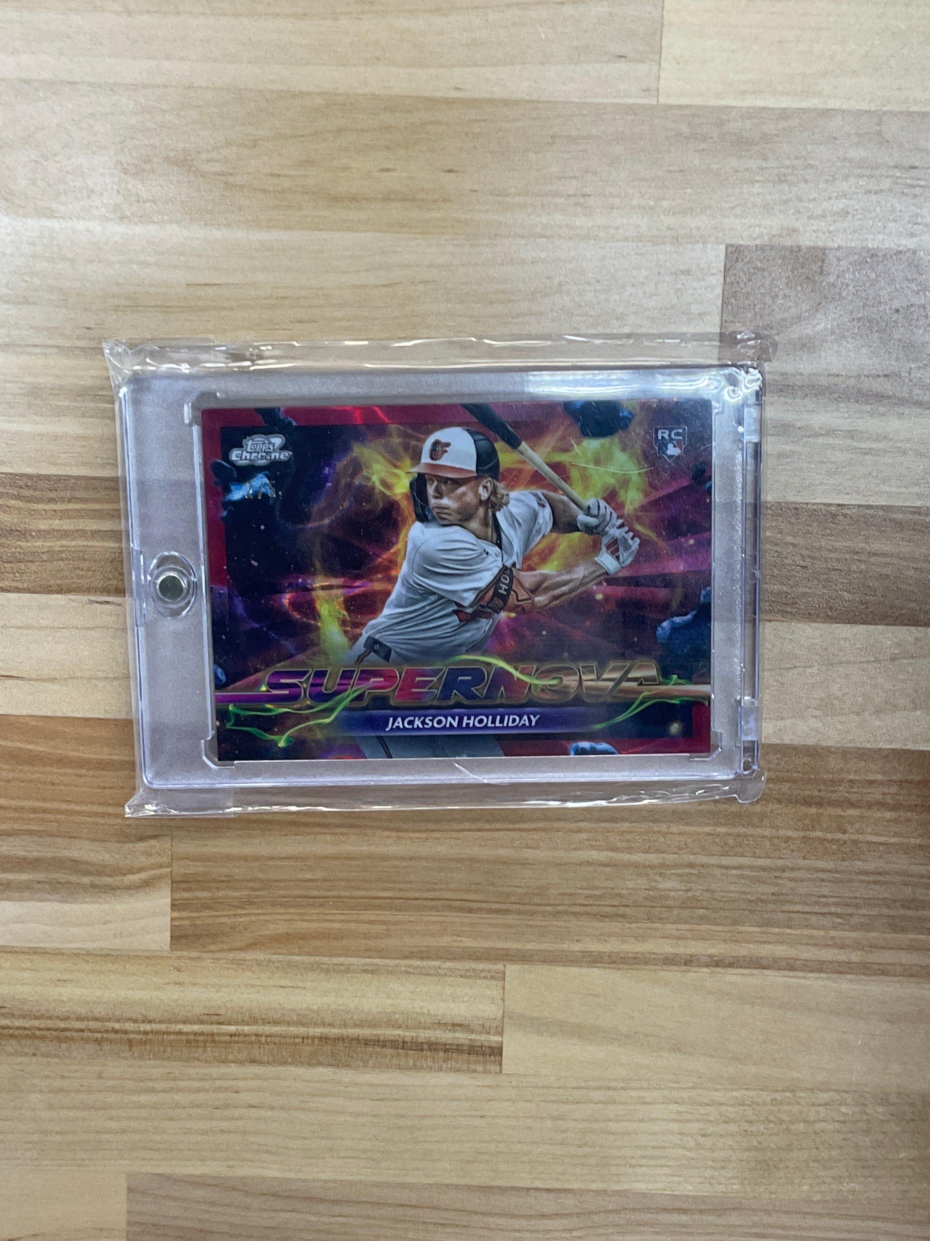 2024 Topps Chrome Cosmic Jackson Holliday Supernova Red Lava /5