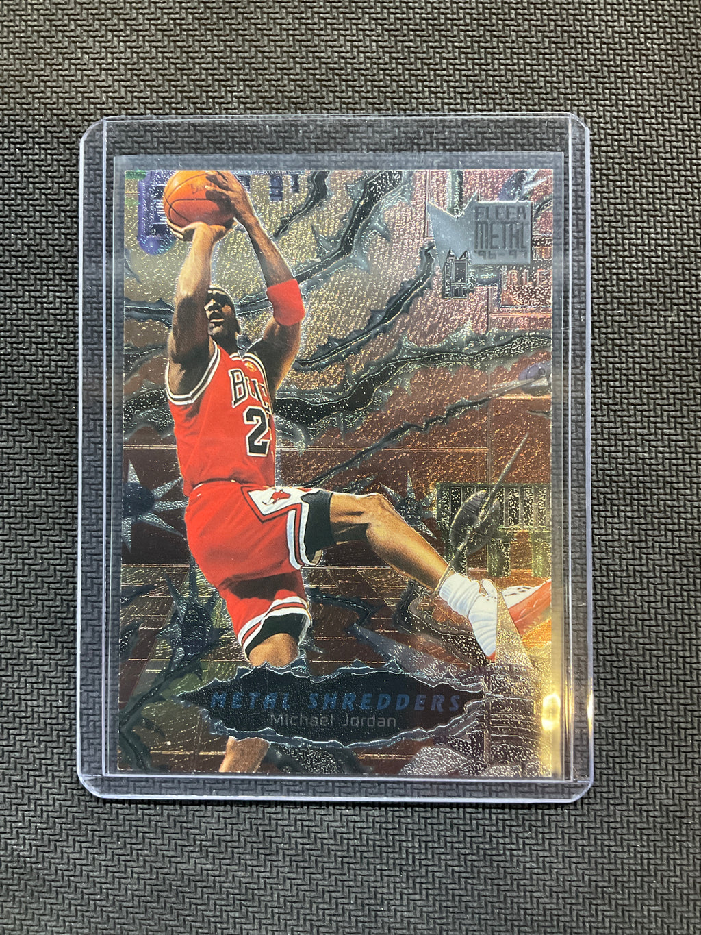 1996 Fleer Metal Shredders Michael Jordan #241 Bulls