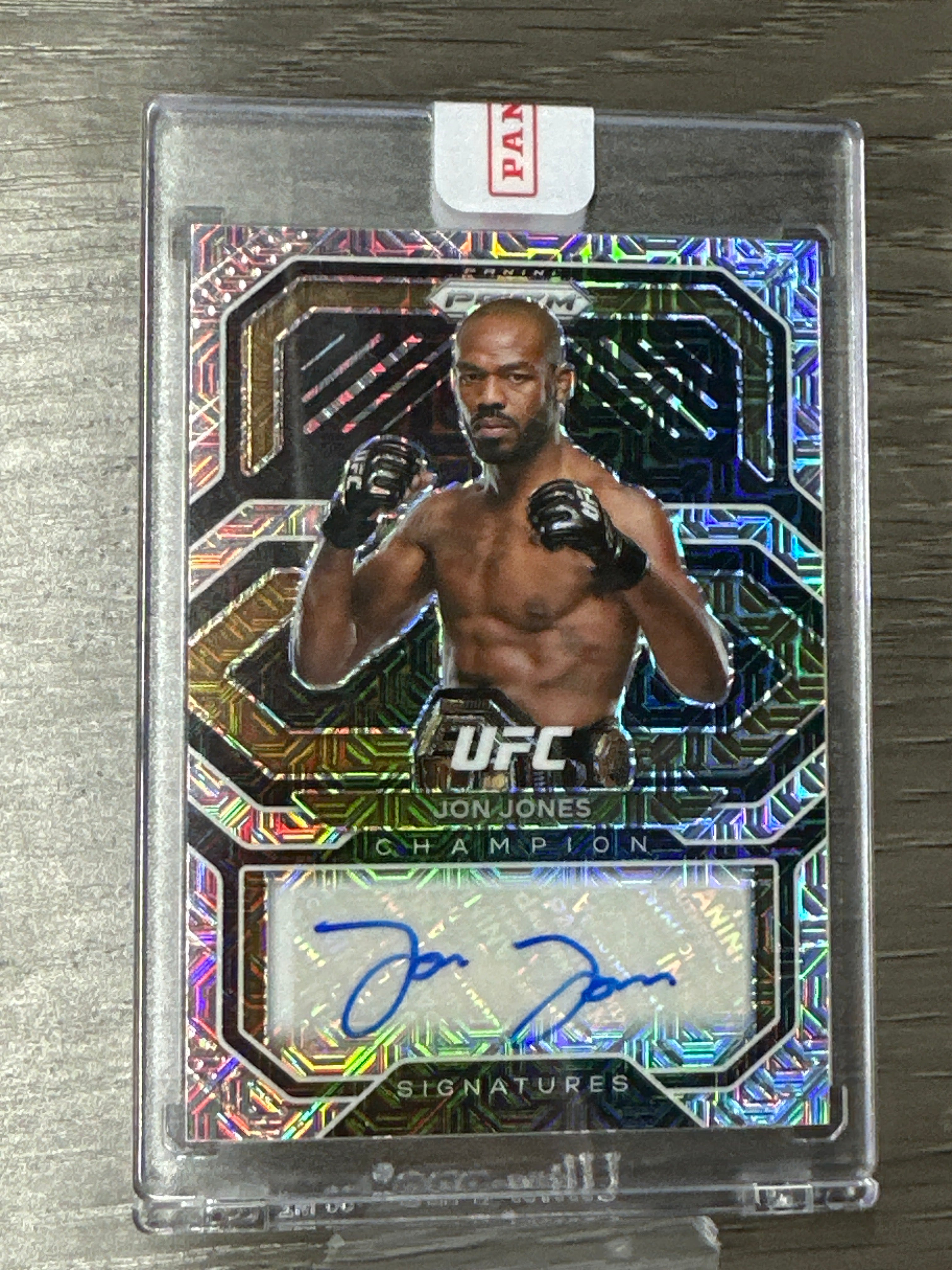 2021 Prizm Jon Jones Mojo Auto /25 UFC