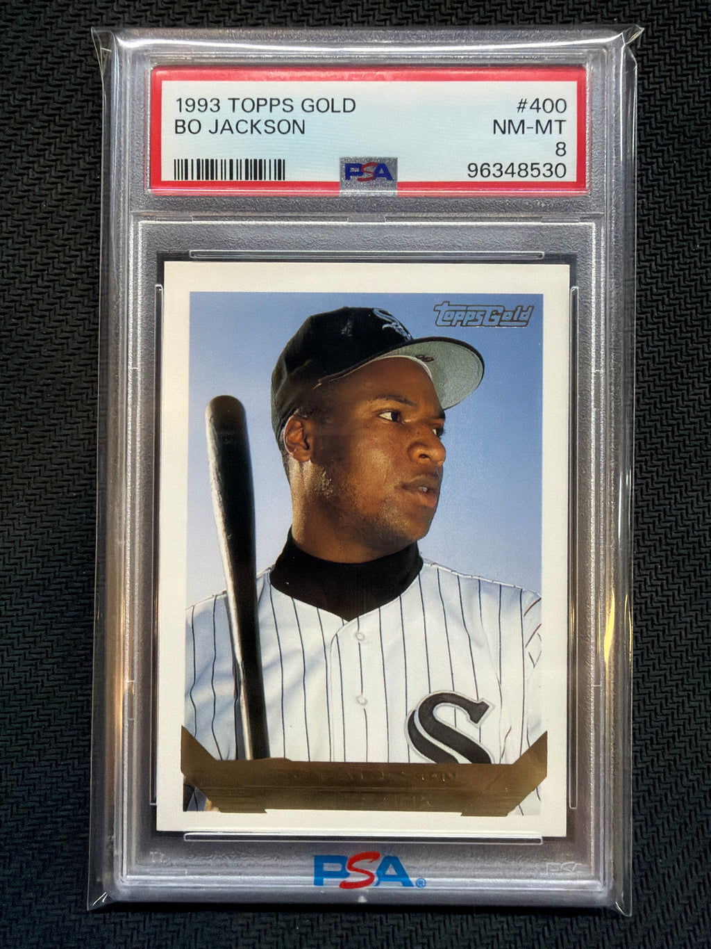 1993 Topps Gold Bo Jackson #400 PSA 8 White Sox