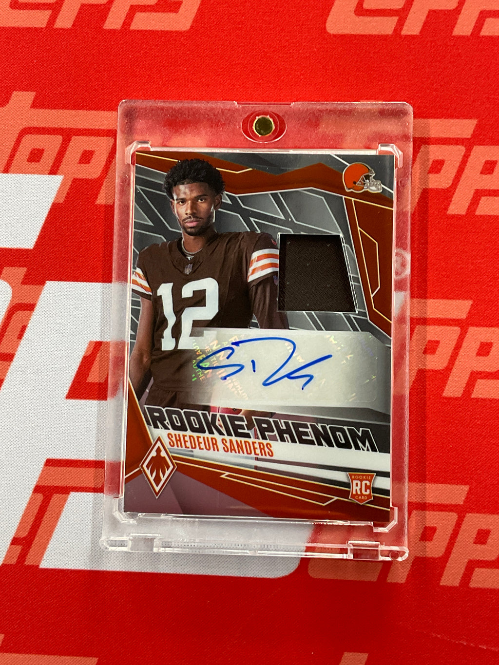 2025 Panini Phoenix Shedeur Sanders Patch Auto /249
