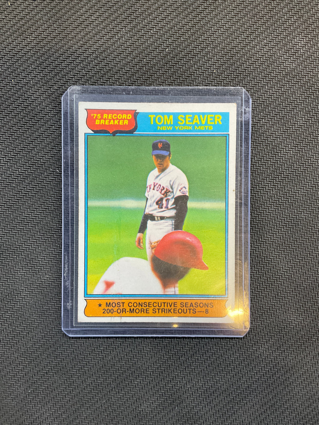 1976 Topps Tom Seaver Record Breaker #5 Mets