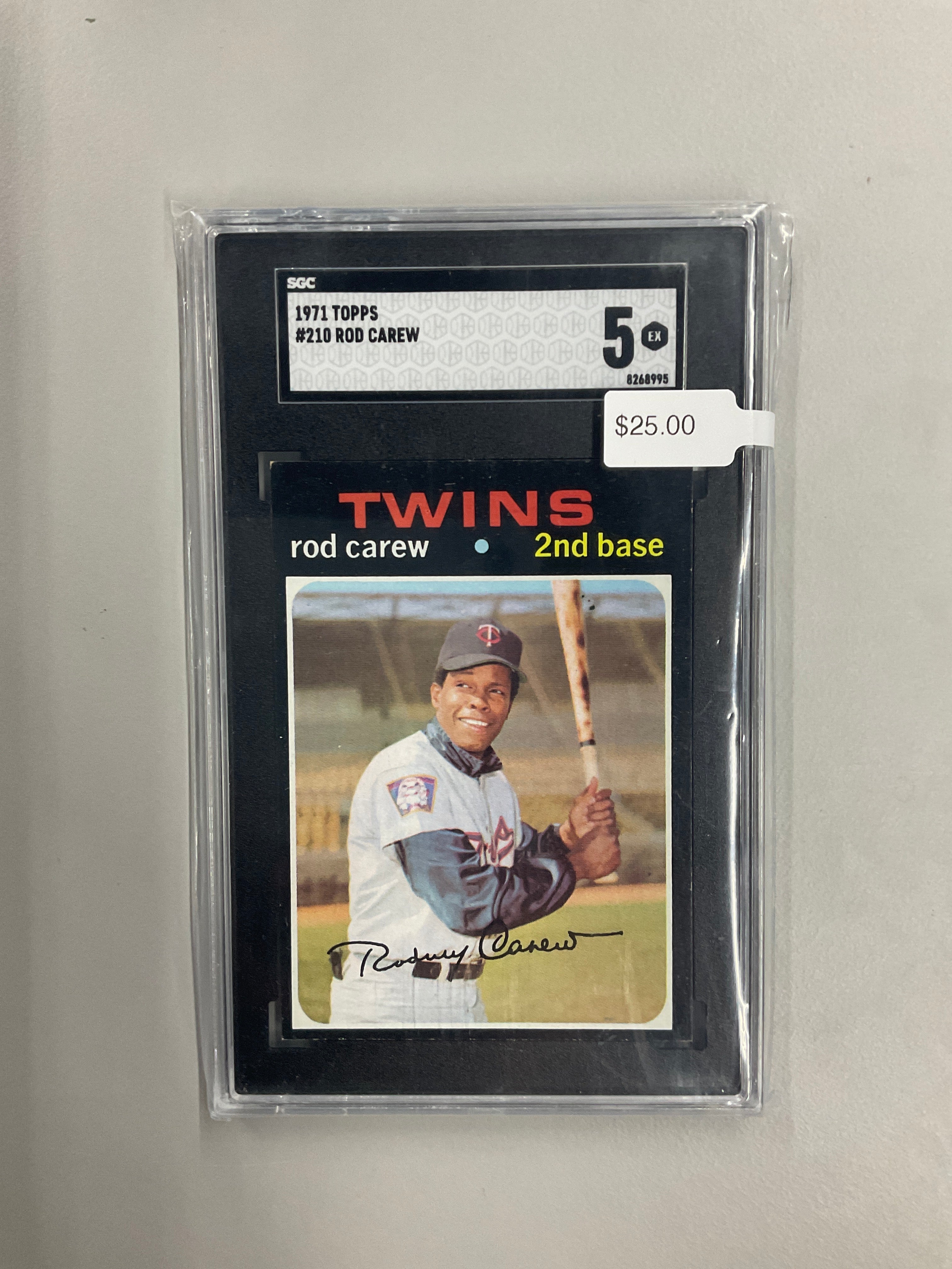 1971 Topps #210 Rod Carew SGC 5 Twins