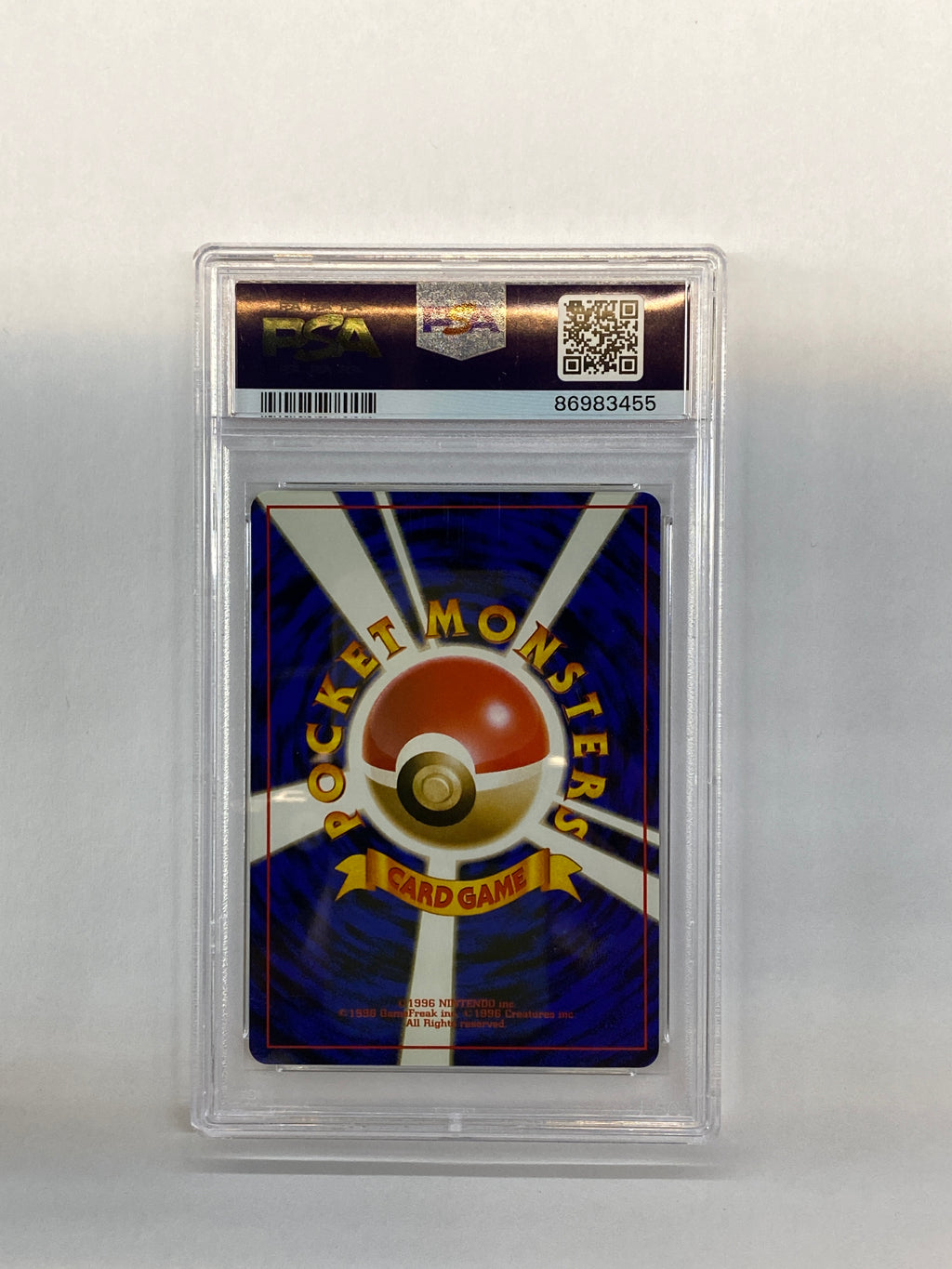 1997 Japanese Pokemon Rocket Dark Machamp Holo 68 PSA 8