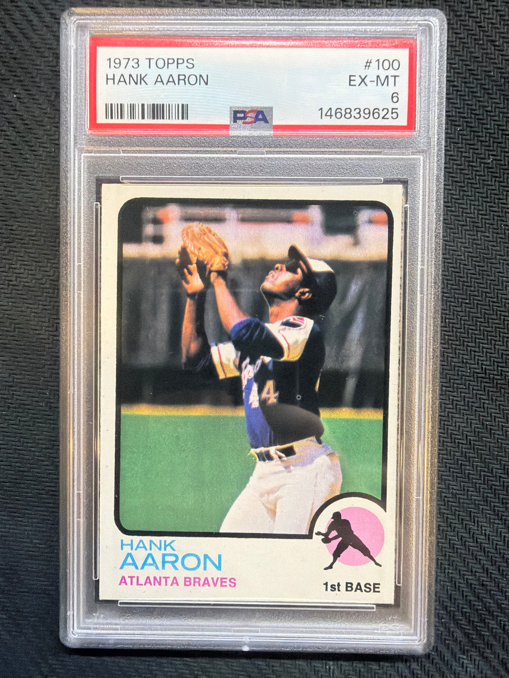 1973 Topps Hank Aaron #100 PSA 6 Braves