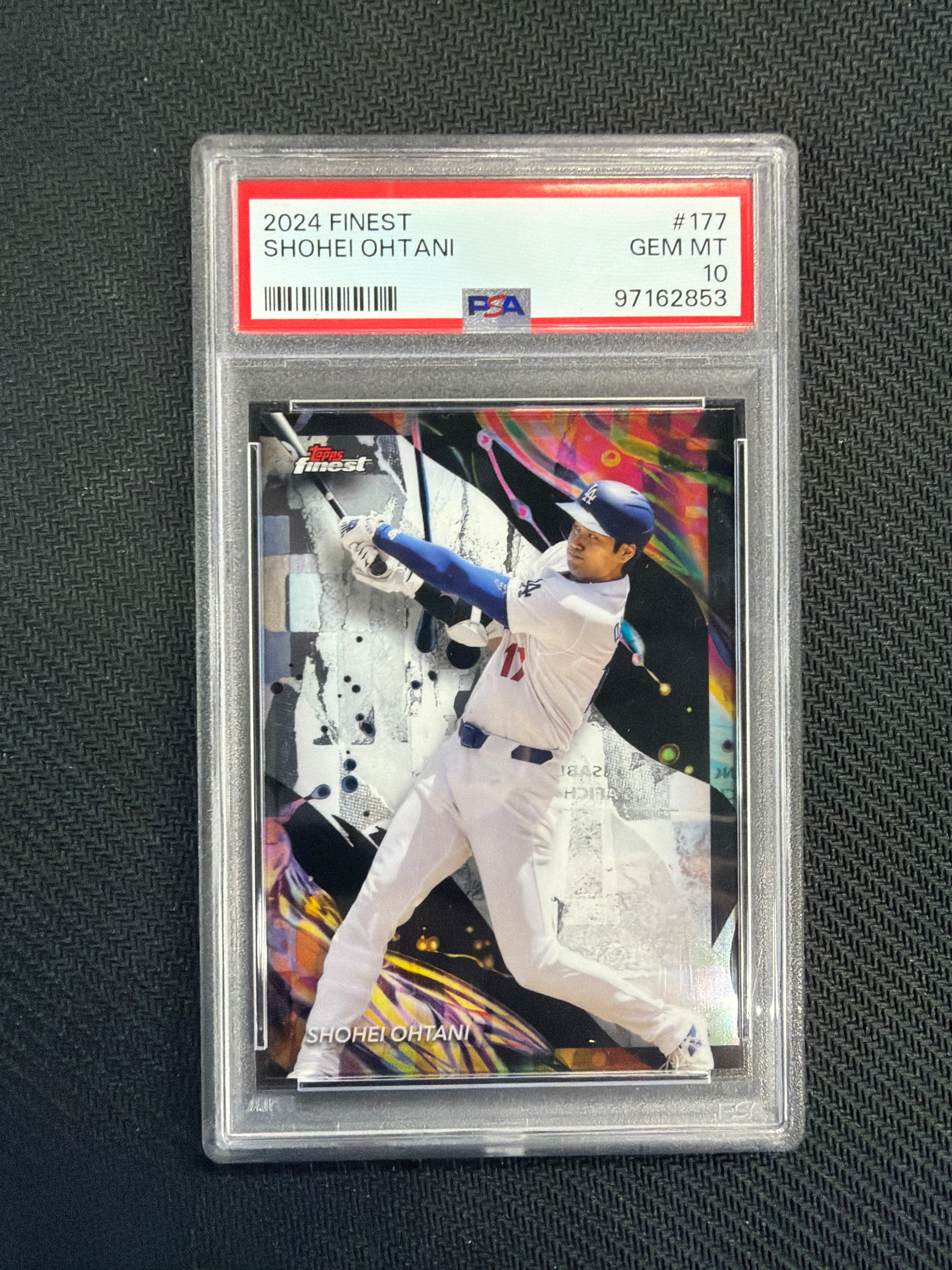 2024 Topps Finest Shohei Ohtani #177 PSA 10 Dodgers